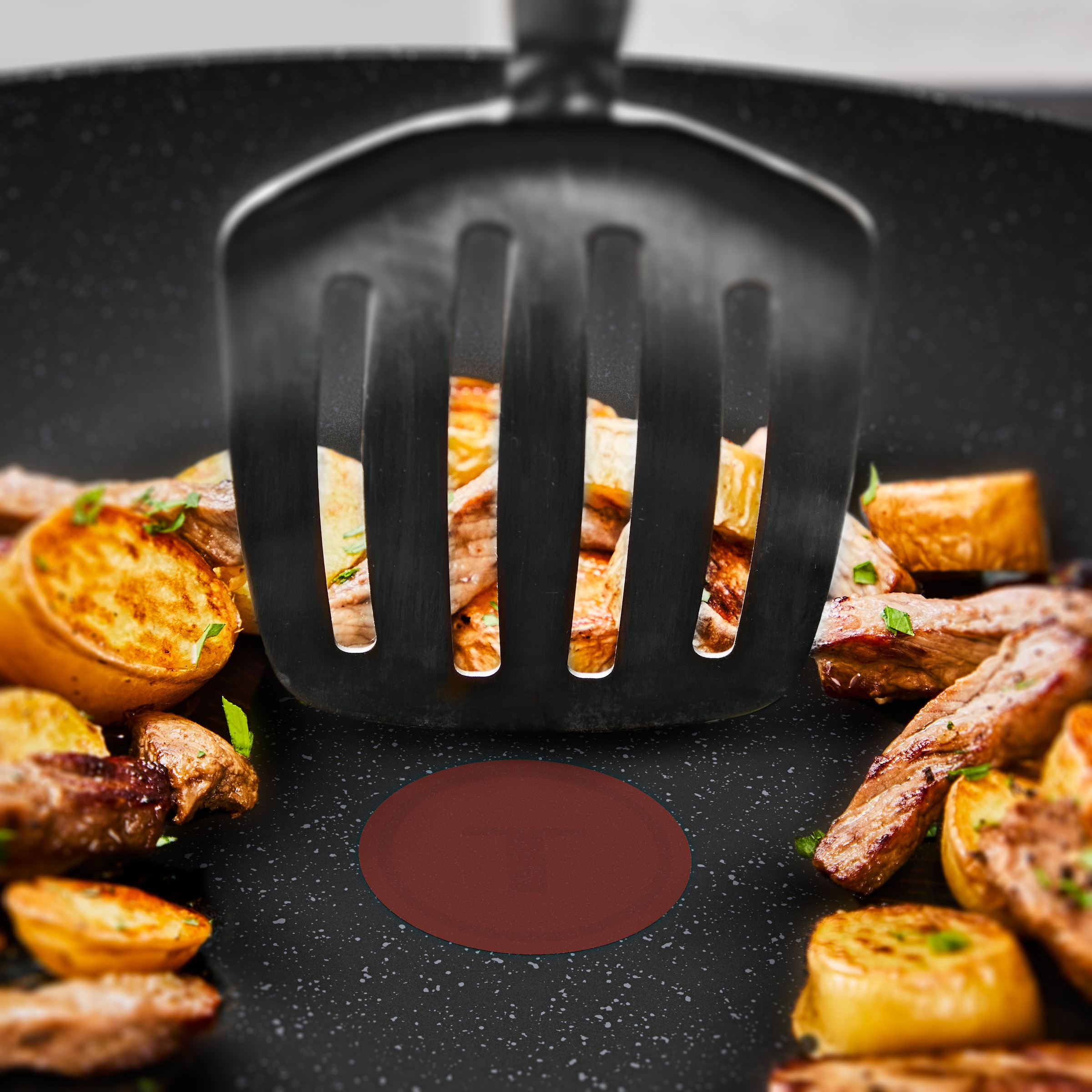 Tefal Schmorpfanne »Excell'Cook« Aluminium 1 Schmorpfanne 24 cm inkl. Glasdeckel,  leistungsstarke Antihaftbeschichtung, Induktion, metallspatelsicher