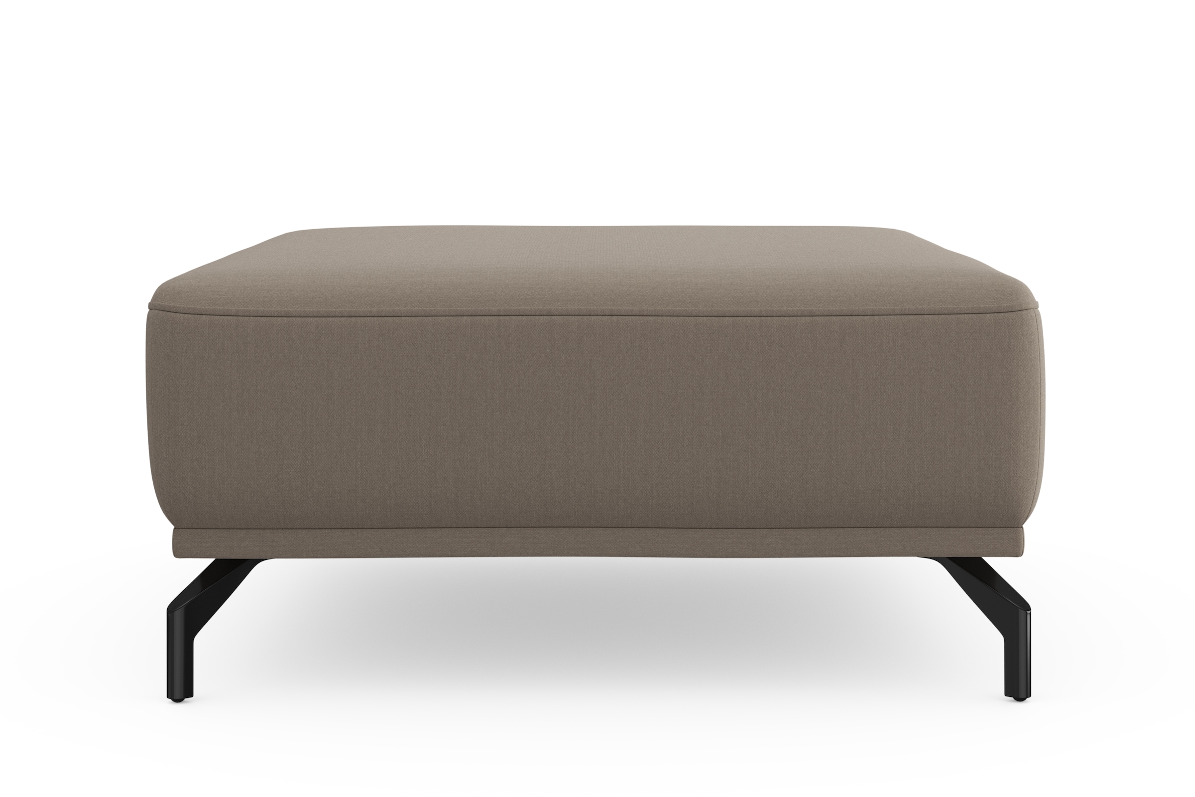 sit&more Hocker »Bailando«, mit Federkern und schwarzen, matten Metallfüßen