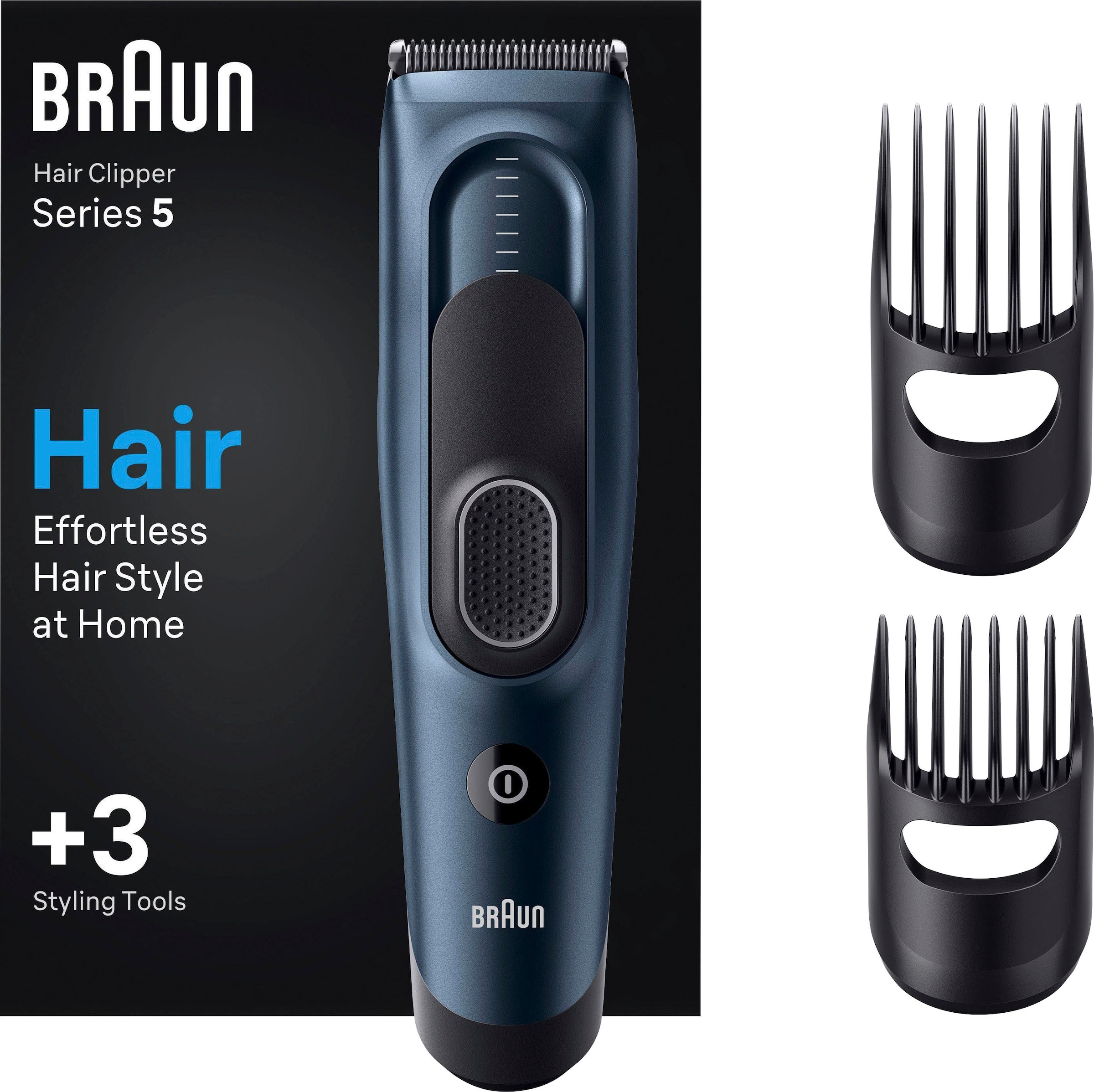 Braun Haarschneider »Haarschneider HC5350«, Abwaschbar Jahren Garantie XXL 2 mit 3 17 Aufsätze, Längeneinstellungen
