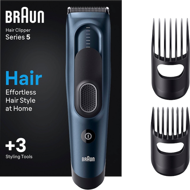 Braun Haarschneider »Haarschneider HC5350«, 2 Aufsätze, 17  Längeneinstellungen, Abwaschbar mit 3 Jahren XXL Garantie