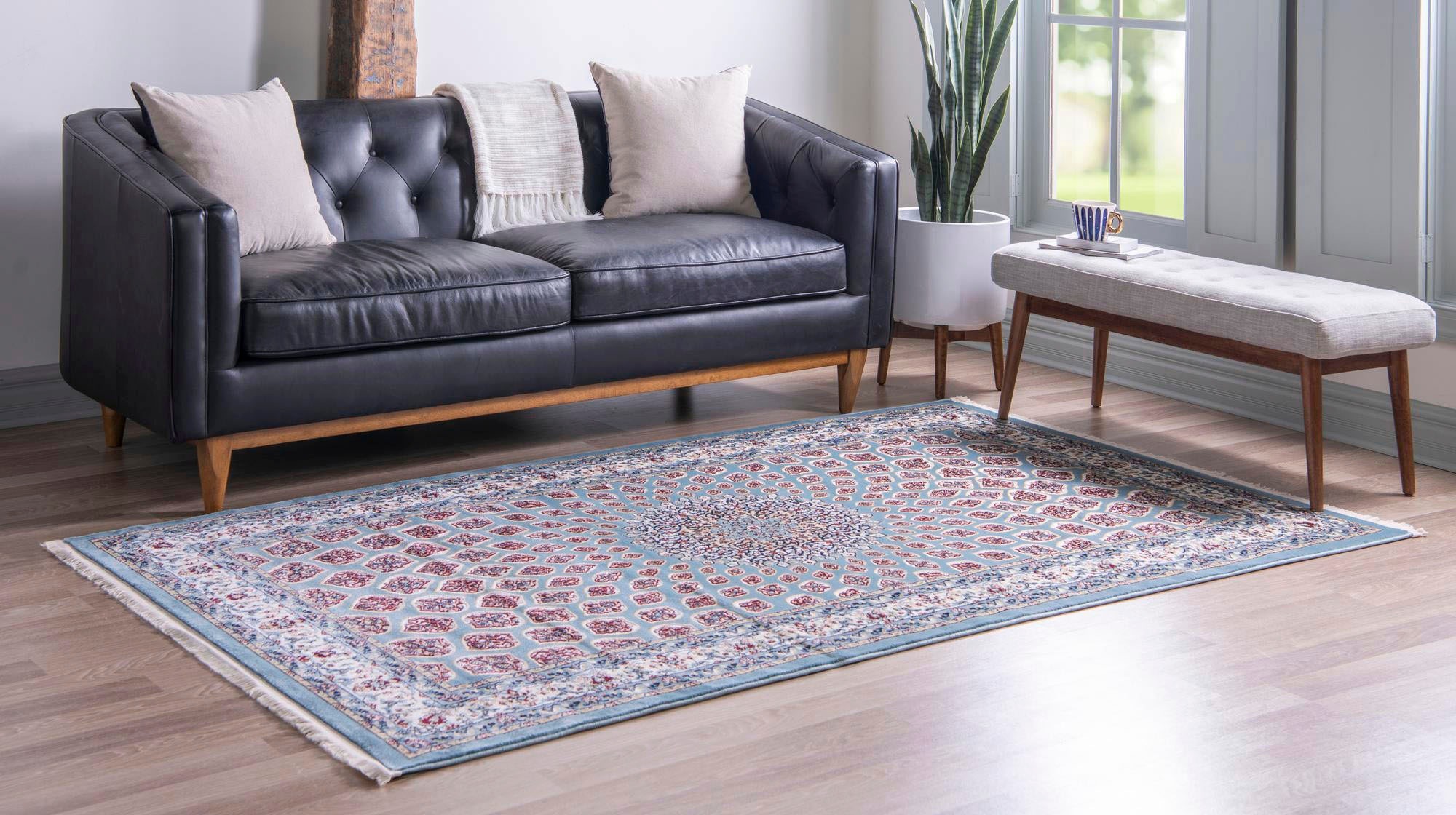 Myflair Möbel & Accessoires Teppich »Almas Lagerräumung«, rechteckig, 8 mm Höhe, Kurzflor, gewebt, Orient-Optik, mit Fransen