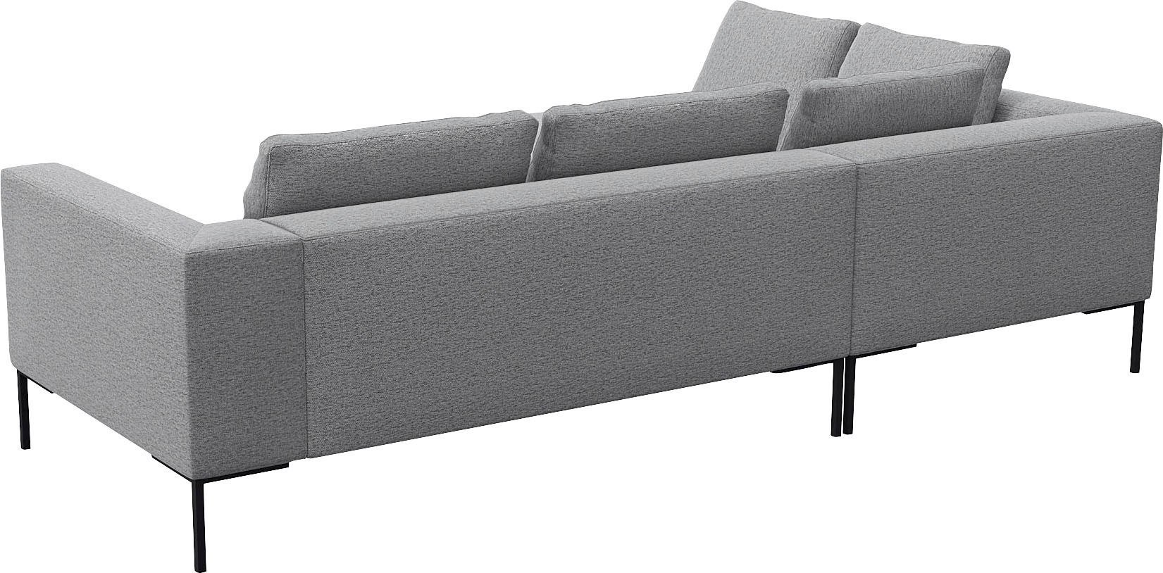 FLEXLUX Ecksofa »Loano, superbequemer Sitzkomfort durch Kaltschaum im Sitz«, modernes Sofa, frei im Raum stellbar, lose Kissen, L-Form