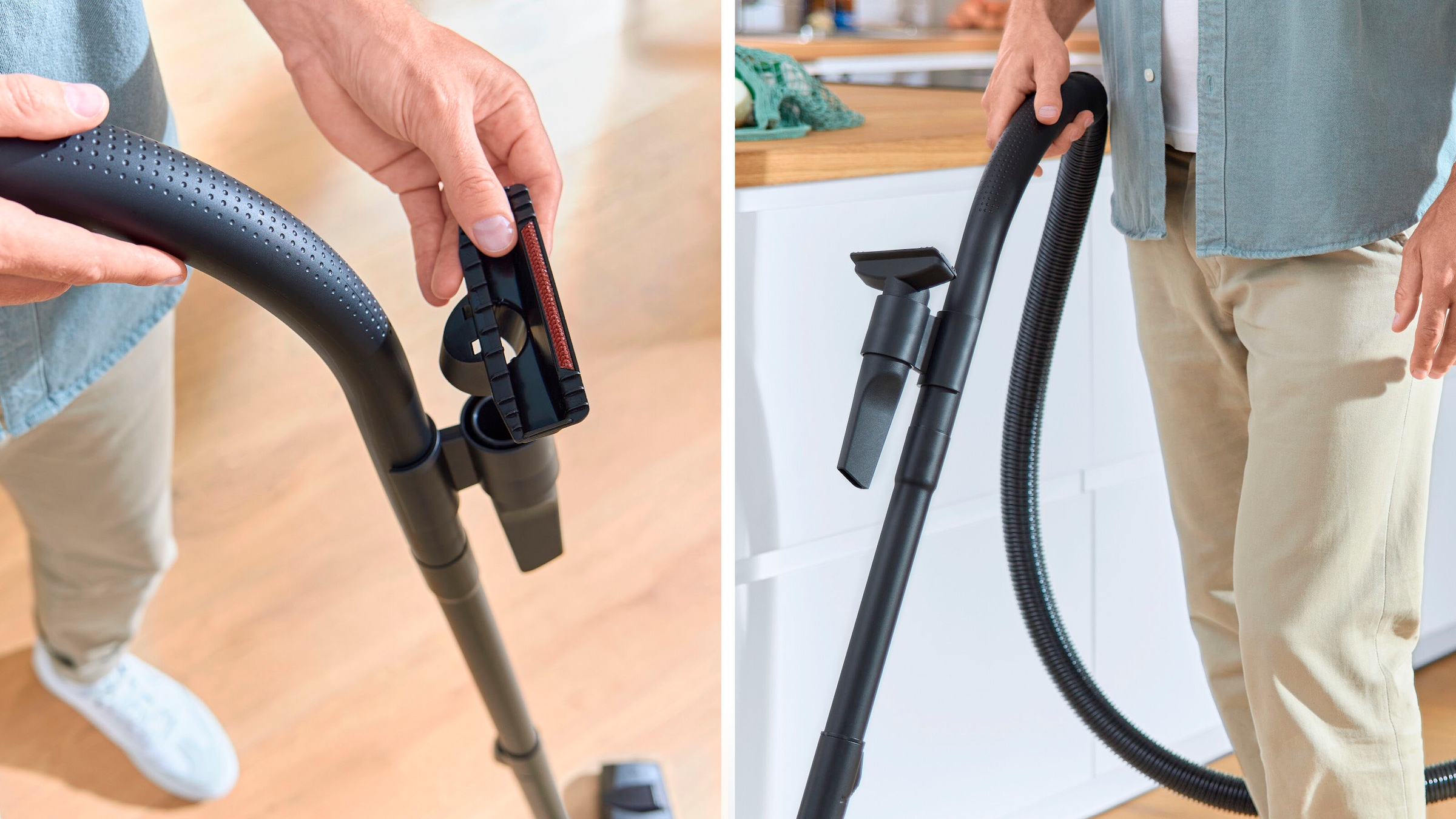 BOSCH Bodenstaubsauger »BGD38BU2«, 600 W, mit Beutel, aus 30 % recyceltem Kunststoff