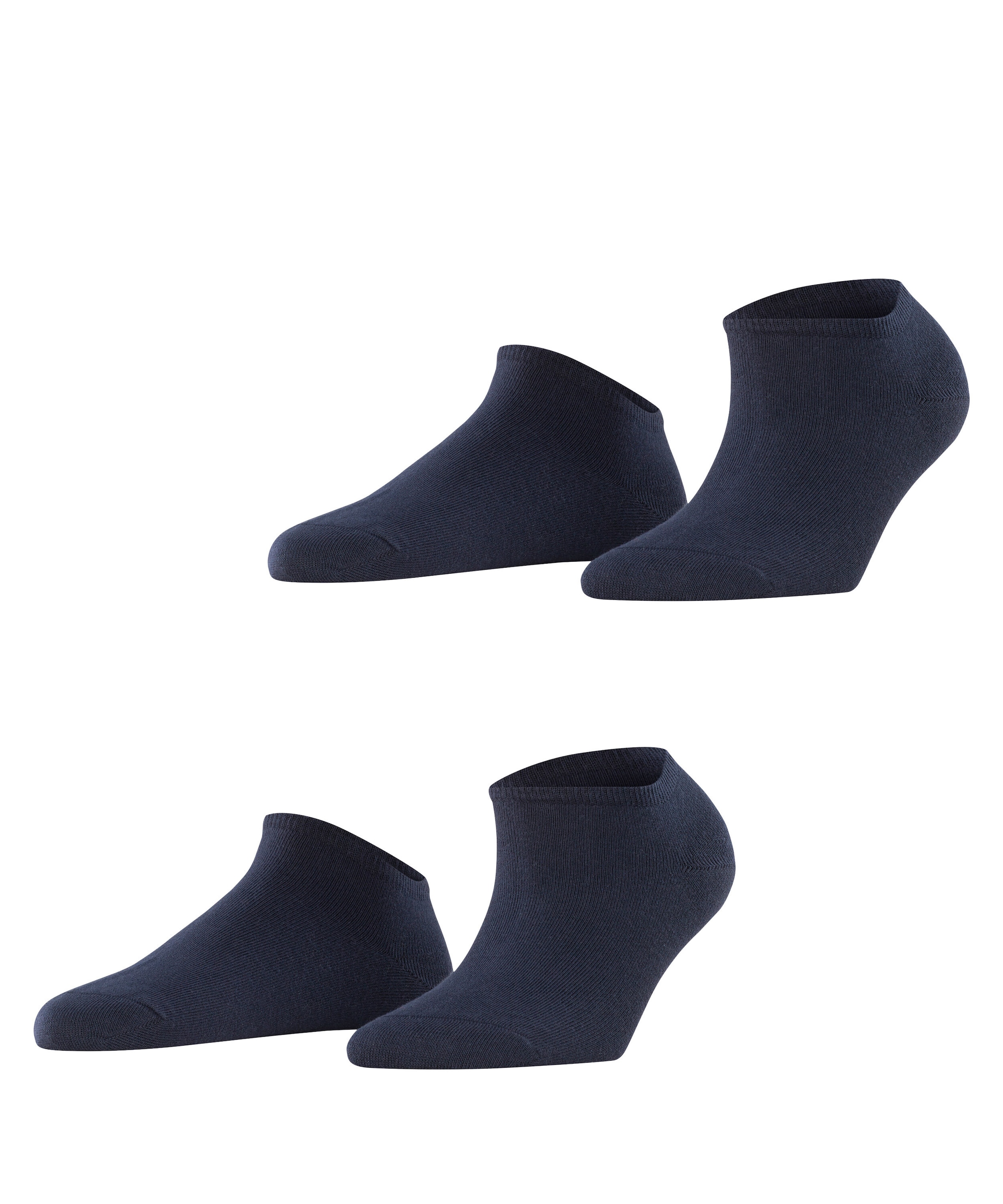Esprit Sneakersocken »Uni« 2 Paar,  verstärkt, knöchelfrei und aus weichem Material Baumwolle