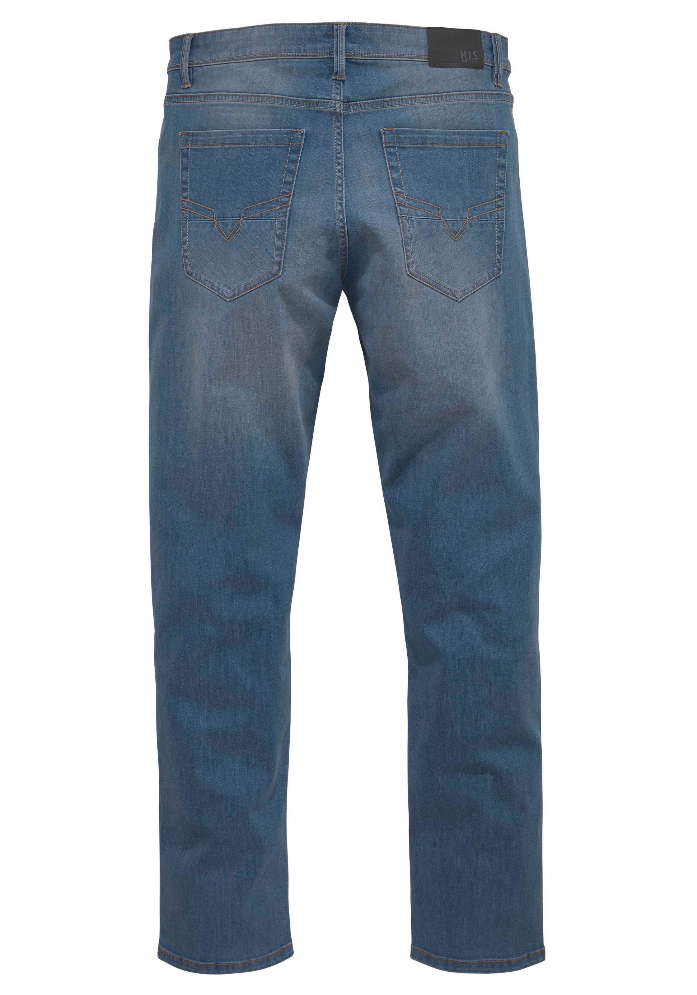 H.I.S Comfort-fit-Jeans »ANTIN«, bequeme Passform, gerades Bein, mit Used-Waschung