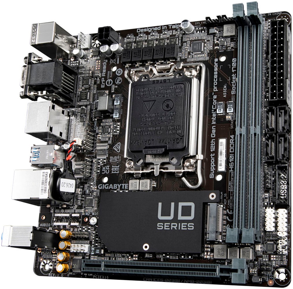Gigabyte Mainboard »H610I DDR4«
