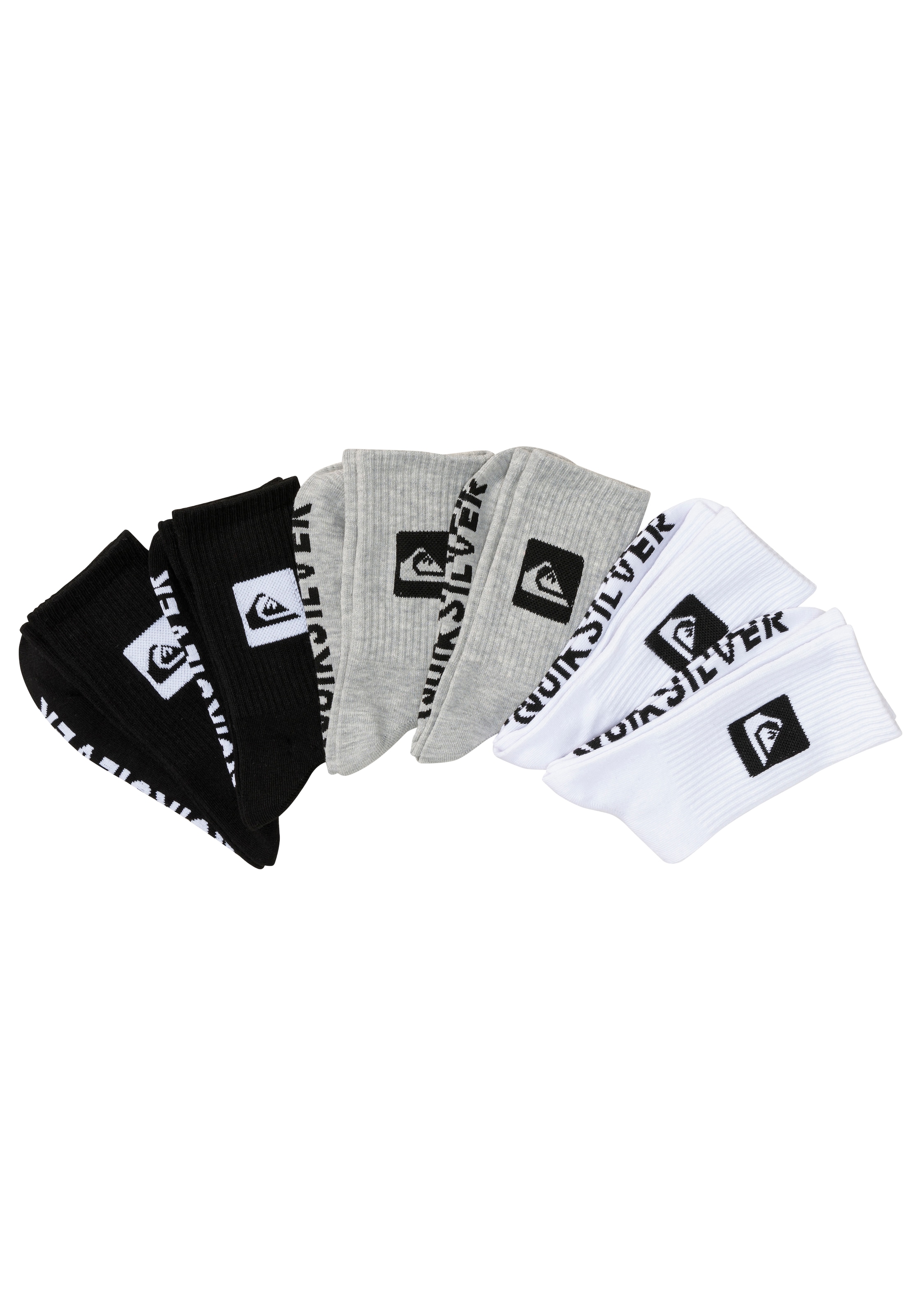 Sportsocken »6 PK SOLID CREW PACK«, (Packung, 6 Paar), Gr. 40 bis 45