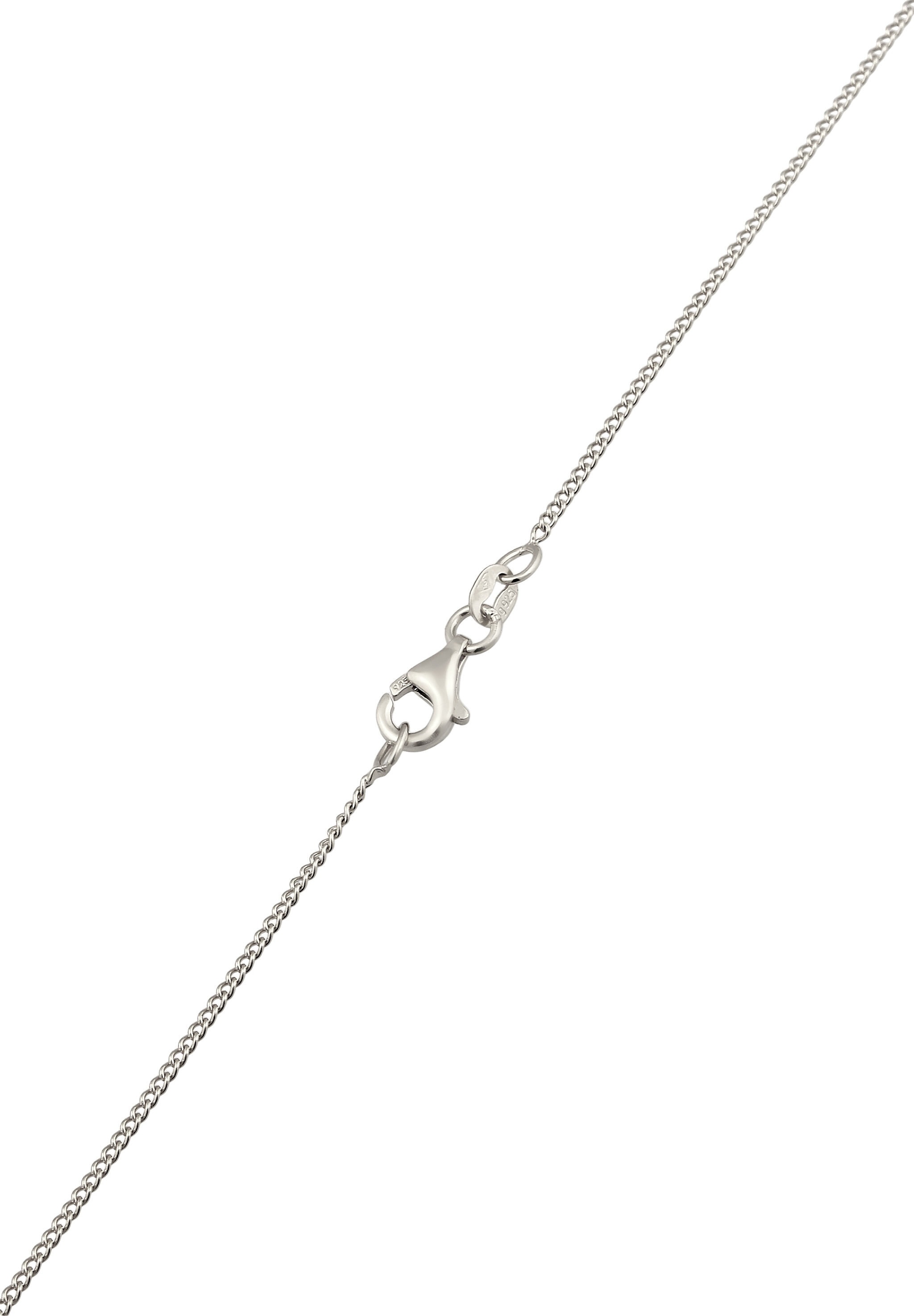 Elli Silberkette »Halskette Pastell Glas Kristalle 925 Sterling Silber«