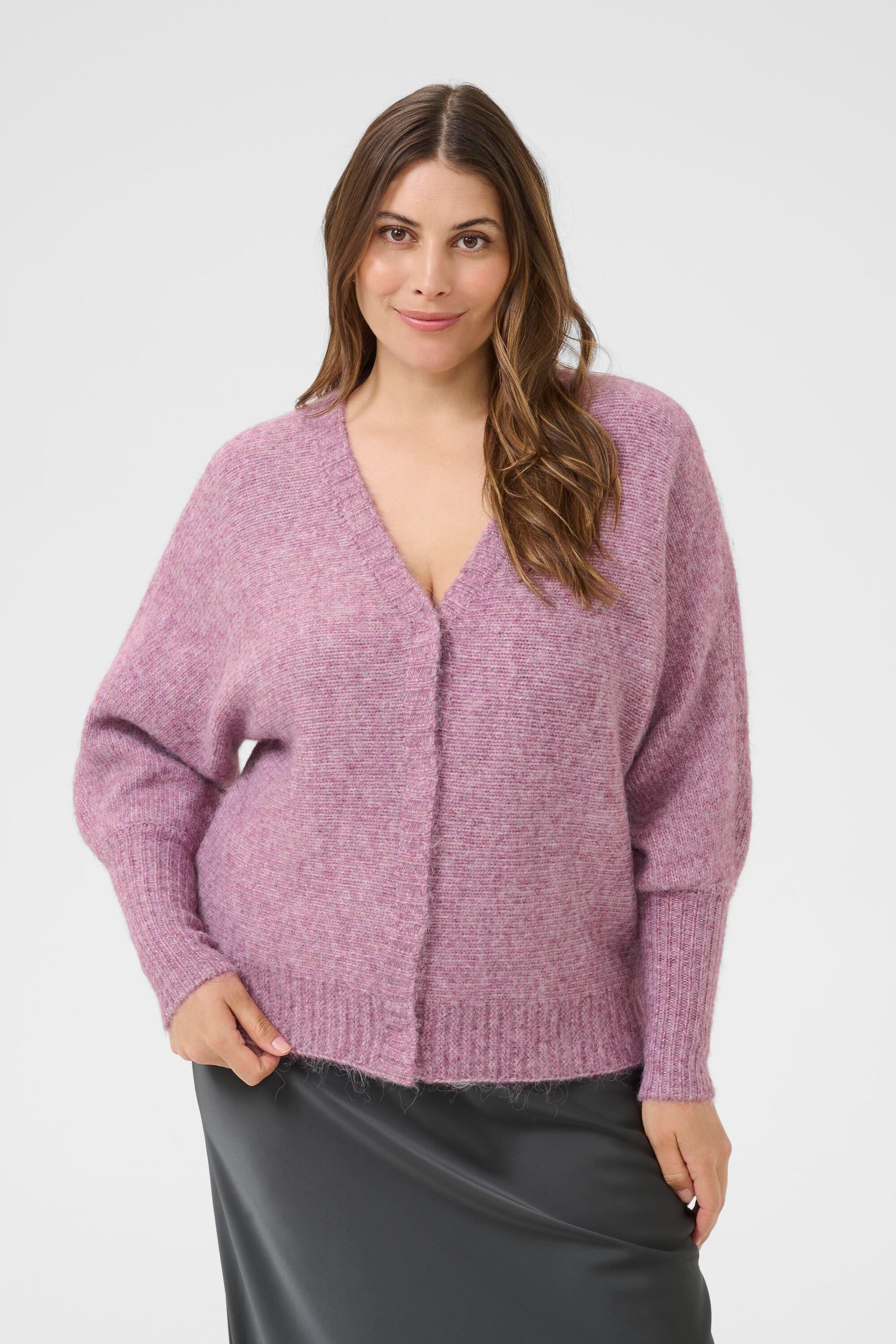KAFFE Curve Strickjacke »Damen Strickjacke KCluma«