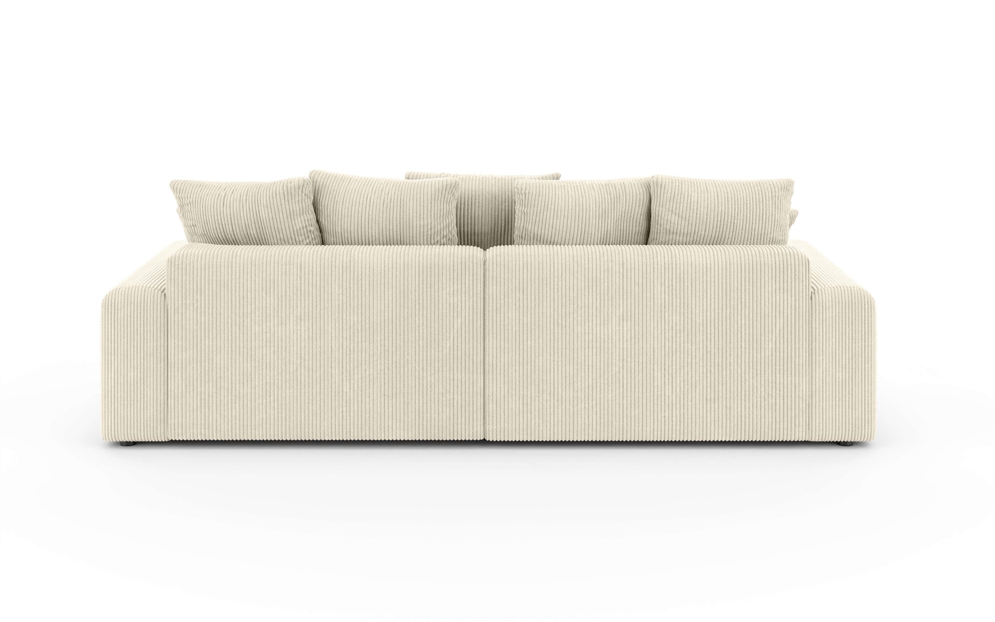 Home affaire Ecksofa »LAKESIDE klein mit Bettfunktion und Bettkasten, B/T/H 235/142/84 cm«, L-Form, Recamiere beidseitig montierbar, mit Wellenunterfederung