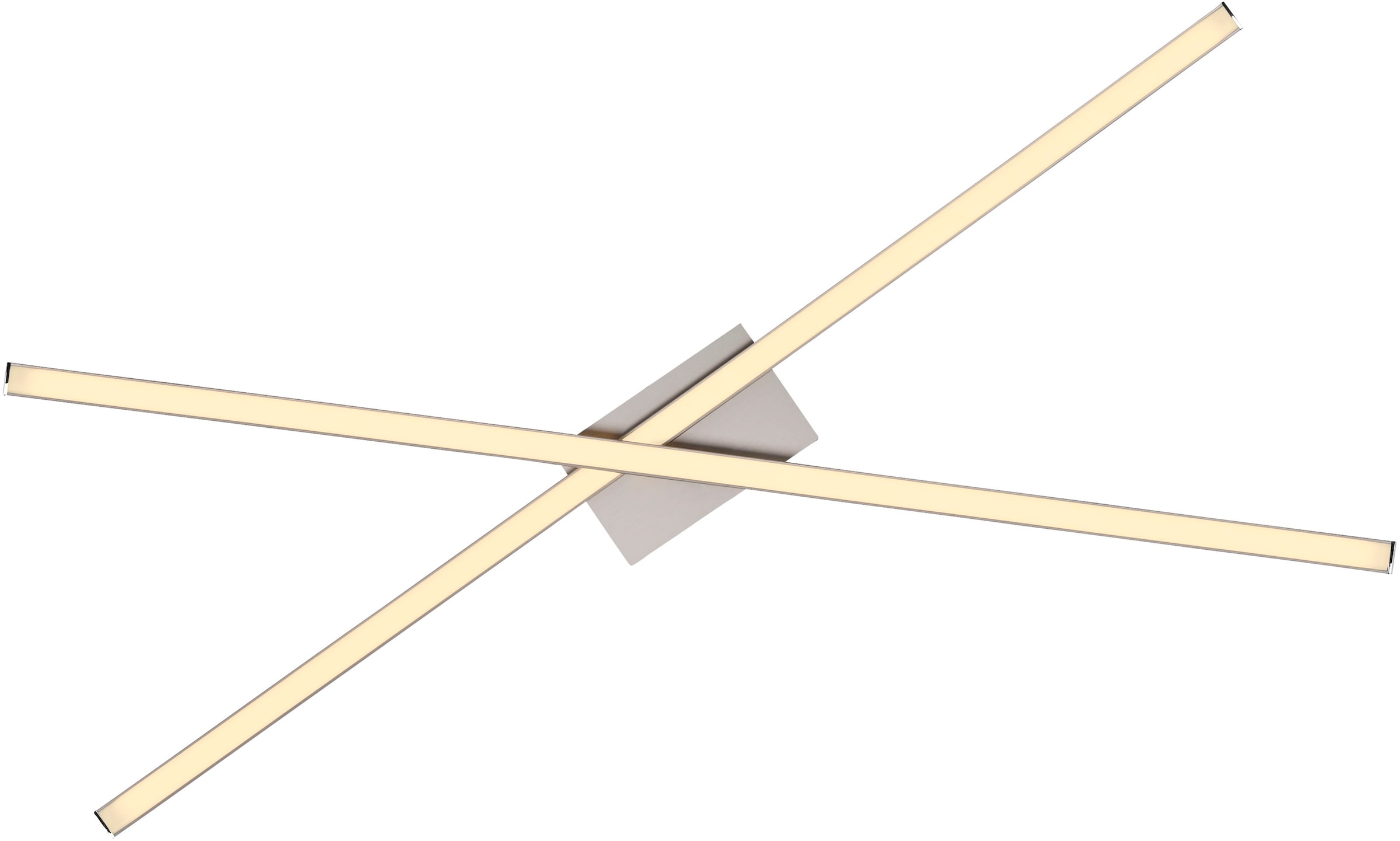 JUST LIGHT LED Deckenleuchte »SIMON« LED-Board 1 Stk. Warmweiß ein Profil drehbar