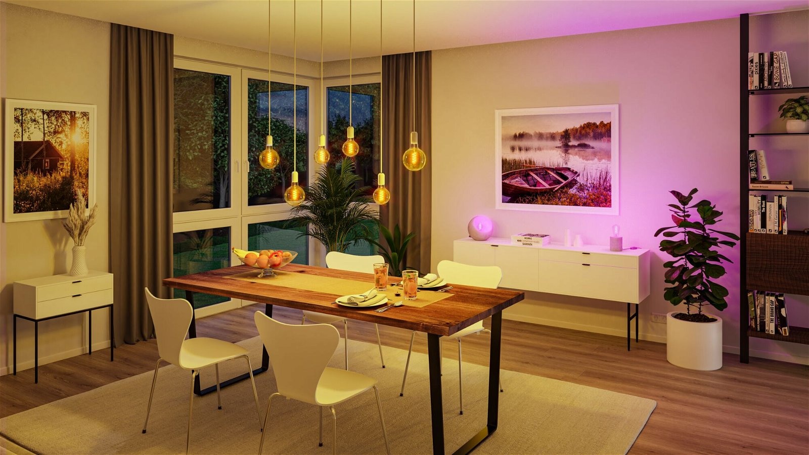 Paulmann LED-Leuchtmittel »Smart Filament G125 470lm 2200K-6500K gold 230V«, 1 St., Tageslichtweiß