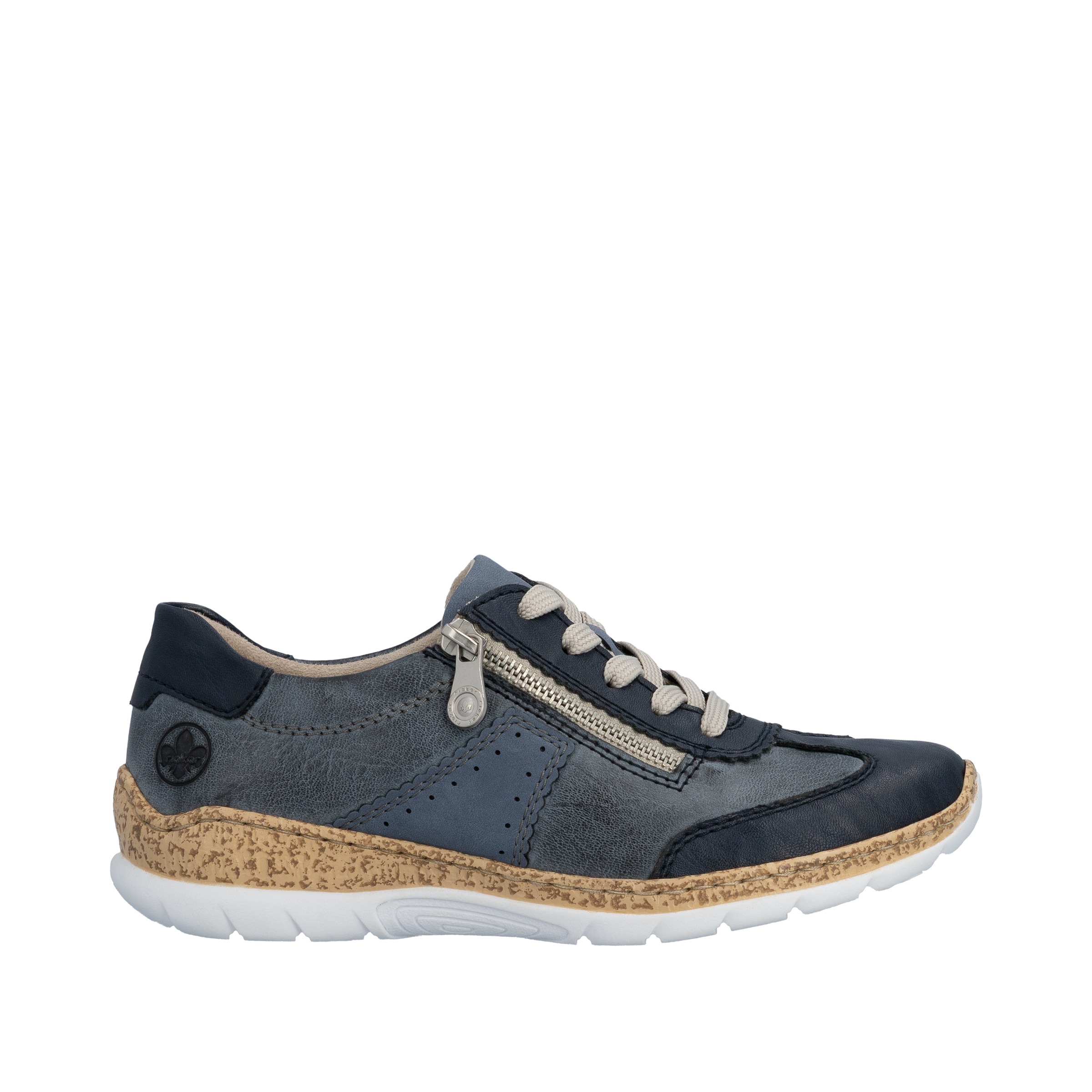 Rieker Sneaker  Schnürschuh, Halbschuh, Casual-Sneaker mit Reißverschluss