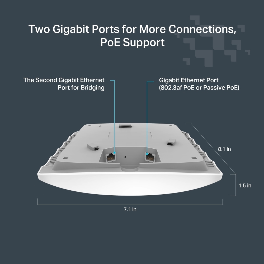 TP-Link Access Point »Festa F54 AC1750 MU-MIMO GIG Deckenmontage WiFi 5«