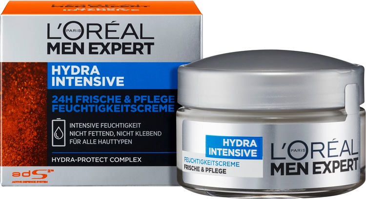 Feuchtigkeitscreme »Hydra Intensive«, für sensible Männerhaut; zieht schnell, ohne...
