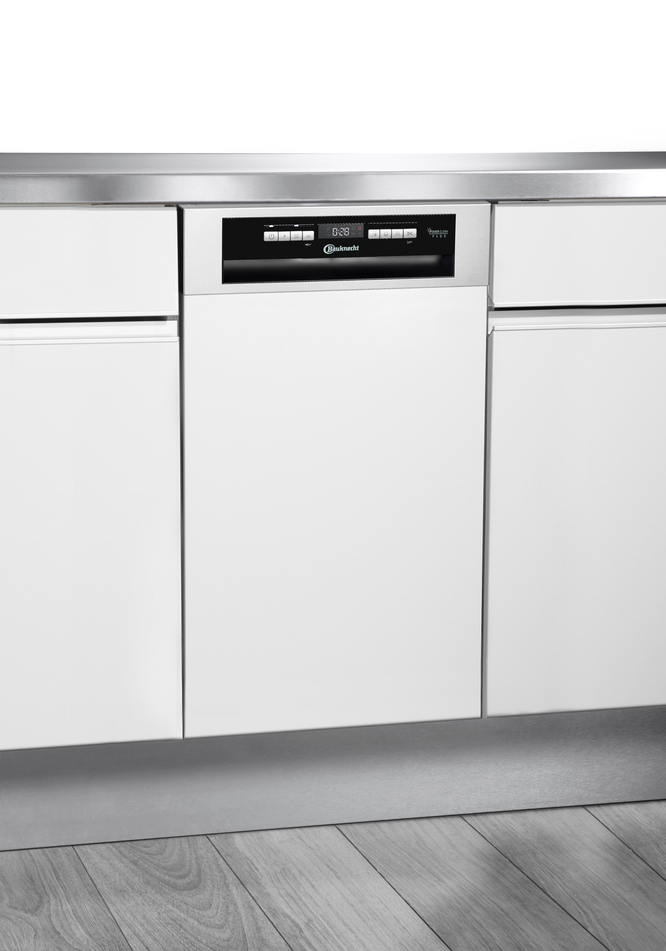 BAUKNECHT teilintegrierbarer Geschirrspüler »BK6PB10BS7A0«, 10 Maßgedecke, PowerClean