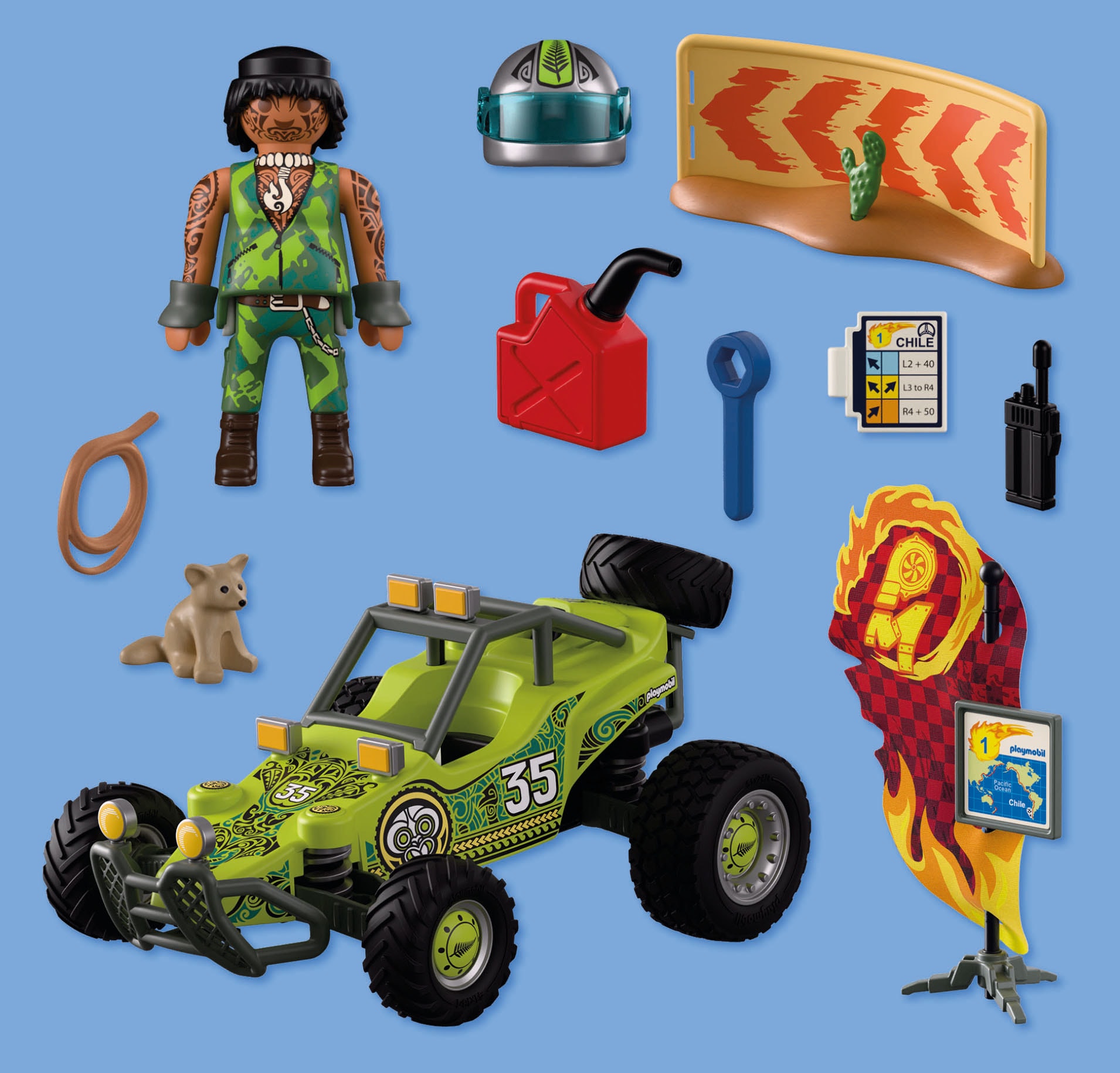 Playmobil® Konstruktions-Spielset »Offroad Buggy  (72063), City Action« Made in Europe