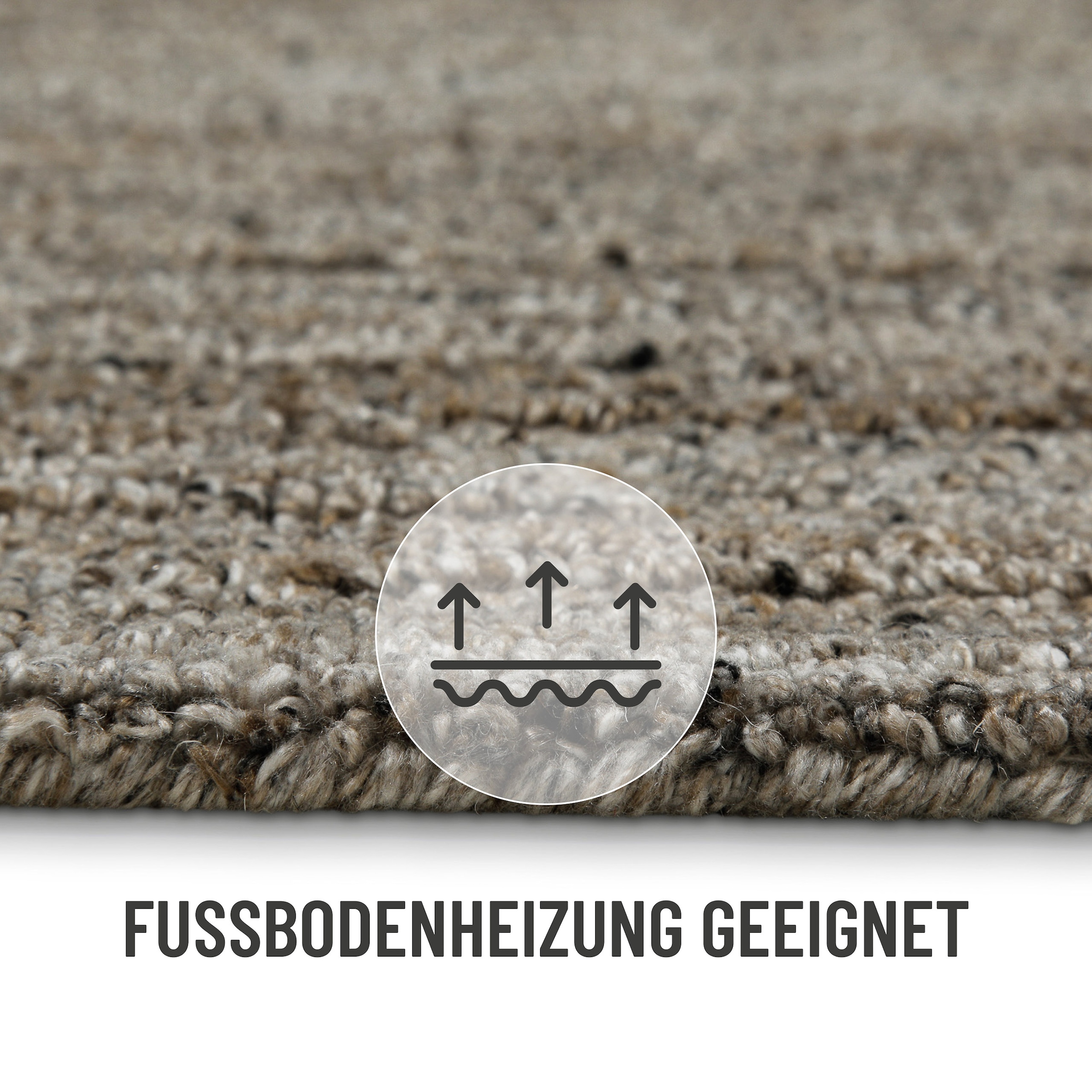 Wecon home Teppich »Hamptons EIGHTEEN«, rechteckig, 15 mm Höhe, Läufer, Kurzflor, Wohnzimmer, Schlafzimmer, elegant, robust, Streifen