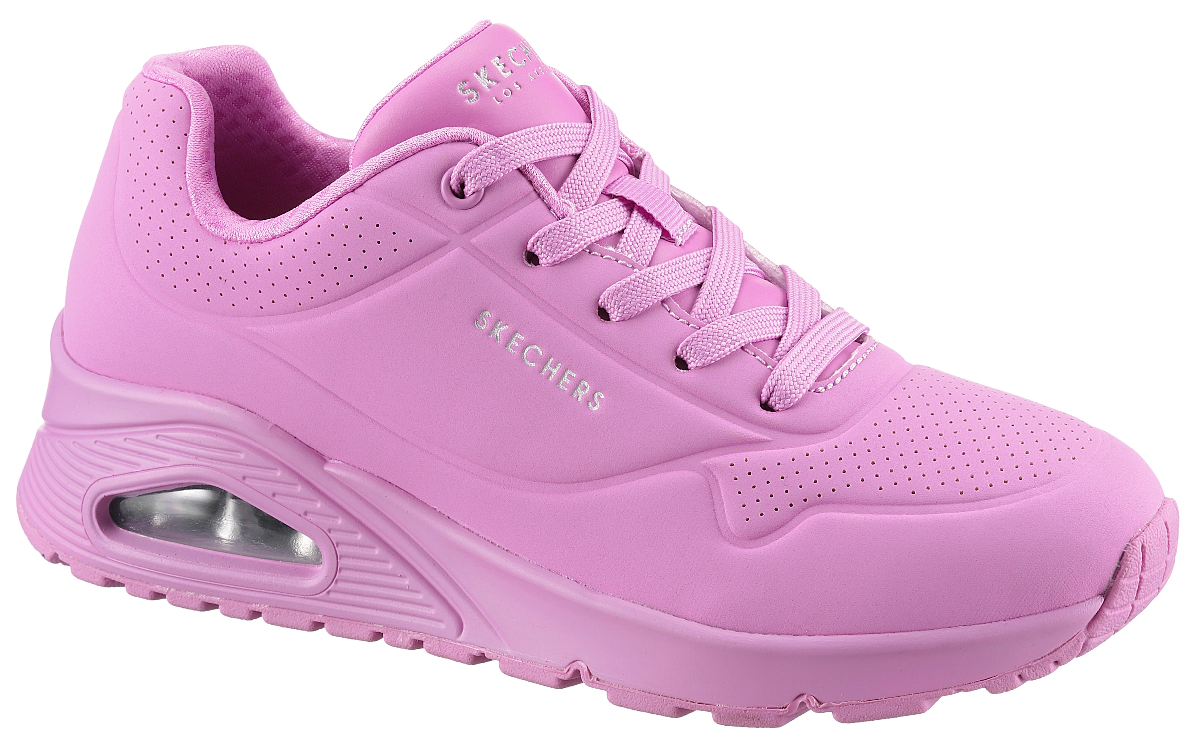 Skechers Sneaker »Street Uno - Stand on Air«, im schlichten Look, Freizeitschuh, Halbschuh, Schnürschuh