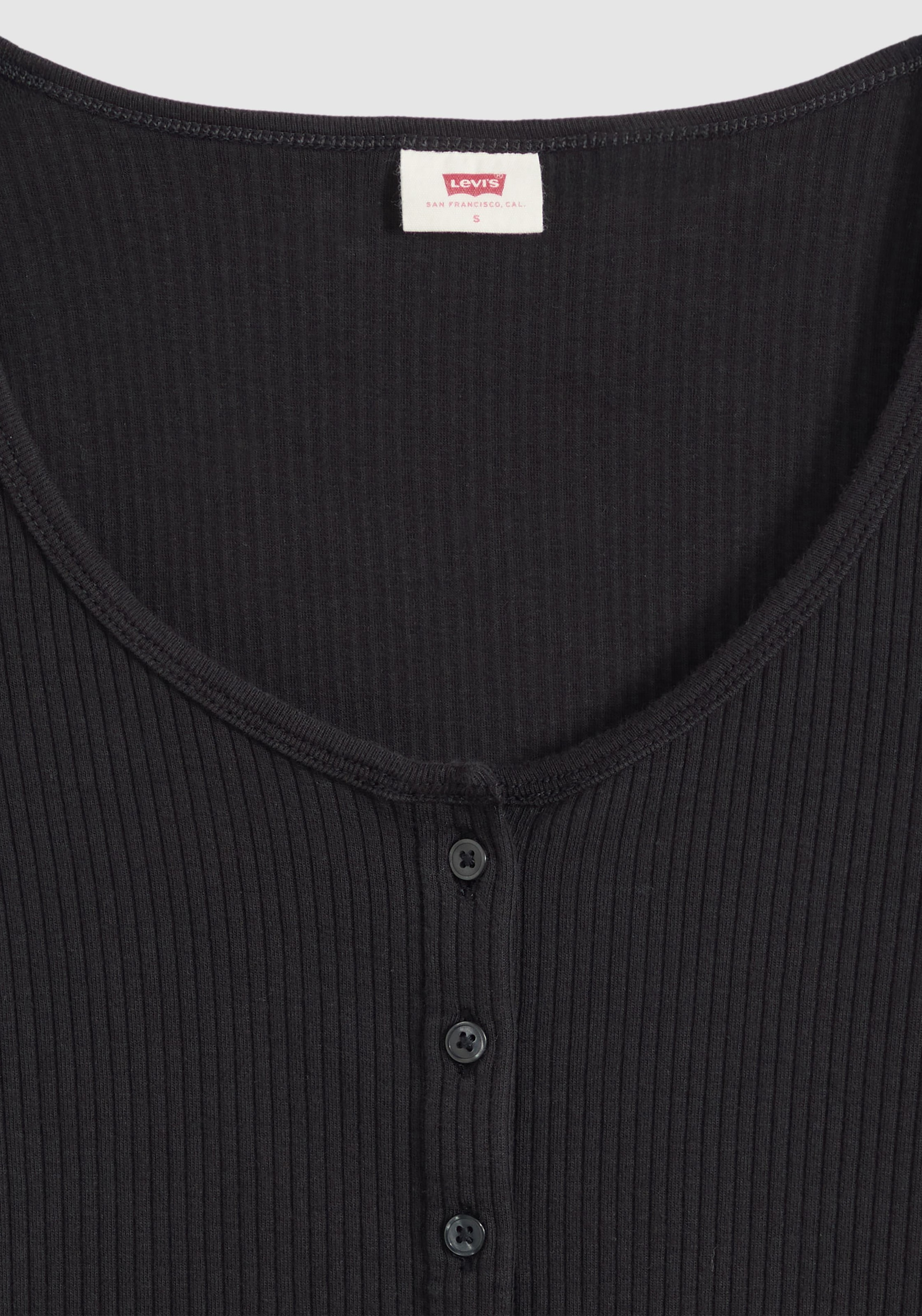 Levi's® Langarmshirt »AUSTEN BUTTON THROUGH LS« Feinripp