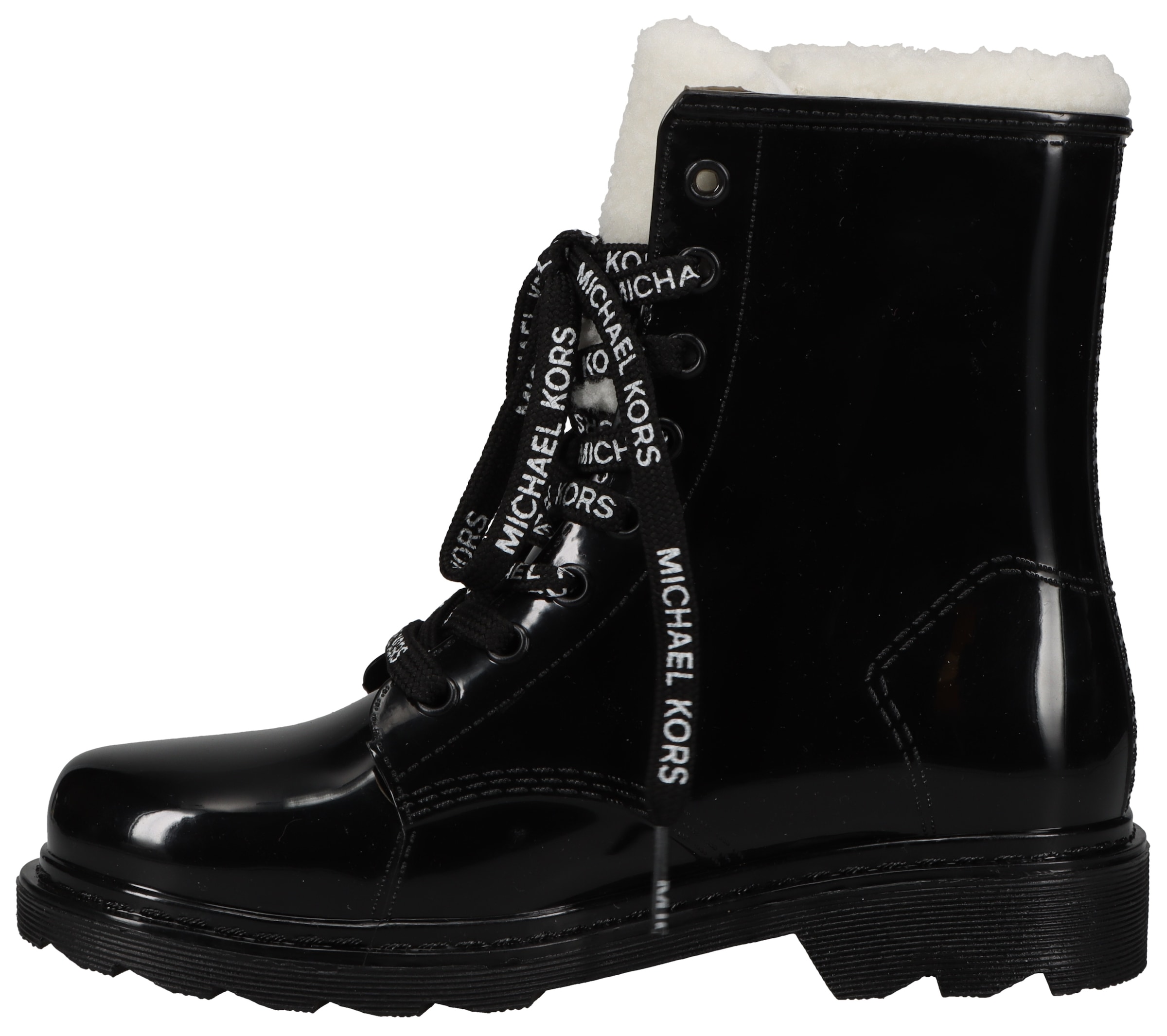 MICHAEL KORS KIDS Schnürboots »MONTIAGNE«, Winterstiefel, Regenstiefel, Schnürstiefel mit Kunstfellbesatz