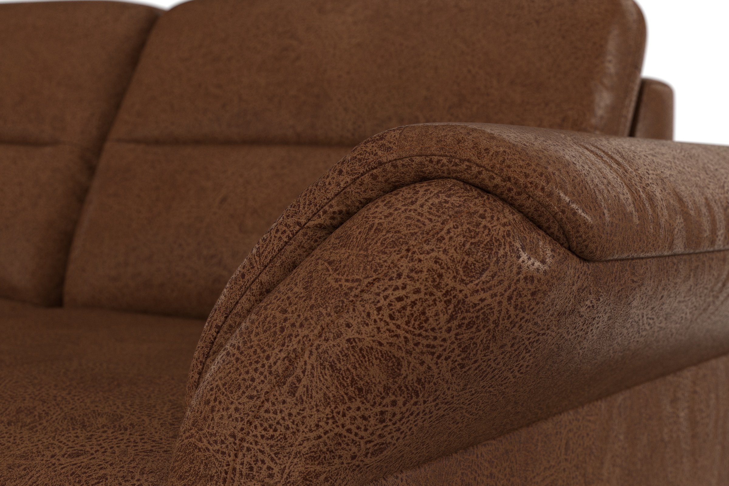 sit&more Ecksofa »Mellum L-Form« Federkern, wahlweise mit Bettfunktion, Bettkasten und Armteilfunktion