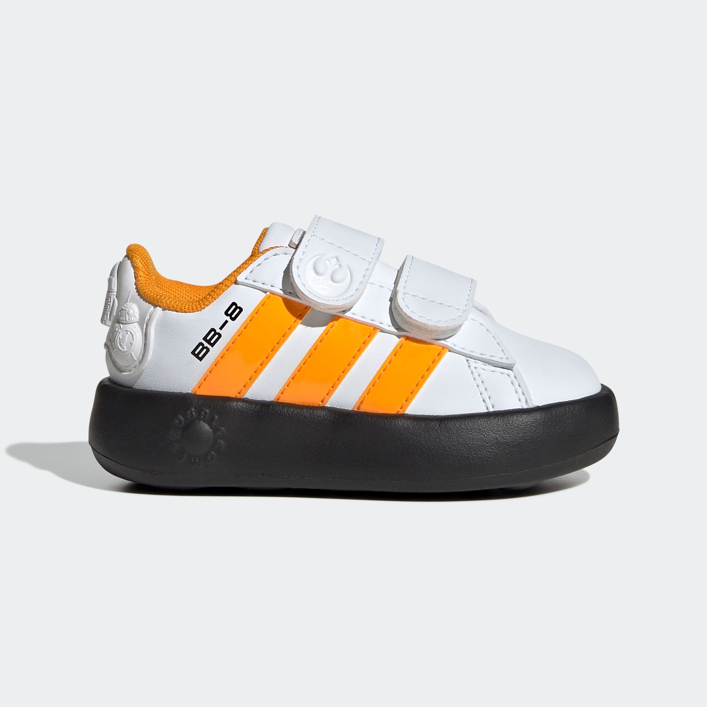 adidas Sportswear Klettschuh »ADIDAS STAR WARS KIDS GRAND COURT 2.0 SCHUH«, Design auf den Spuren des adidas Superstar, für Kinder