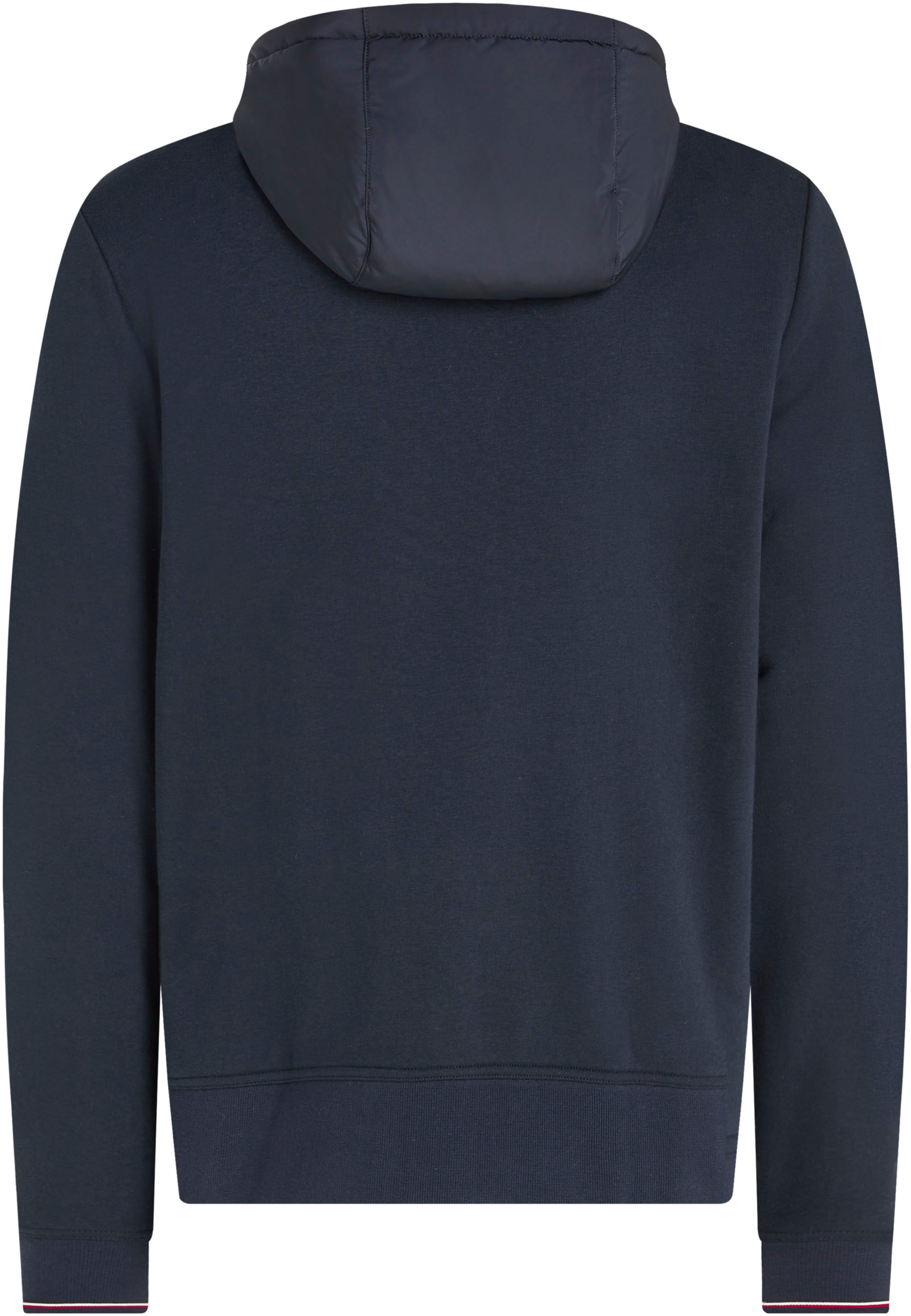 Tommy Hilfiger Kapuzensweatshirt »MIX MEDIA HOODED ZIP THRU«, mit kleinem Logodruck