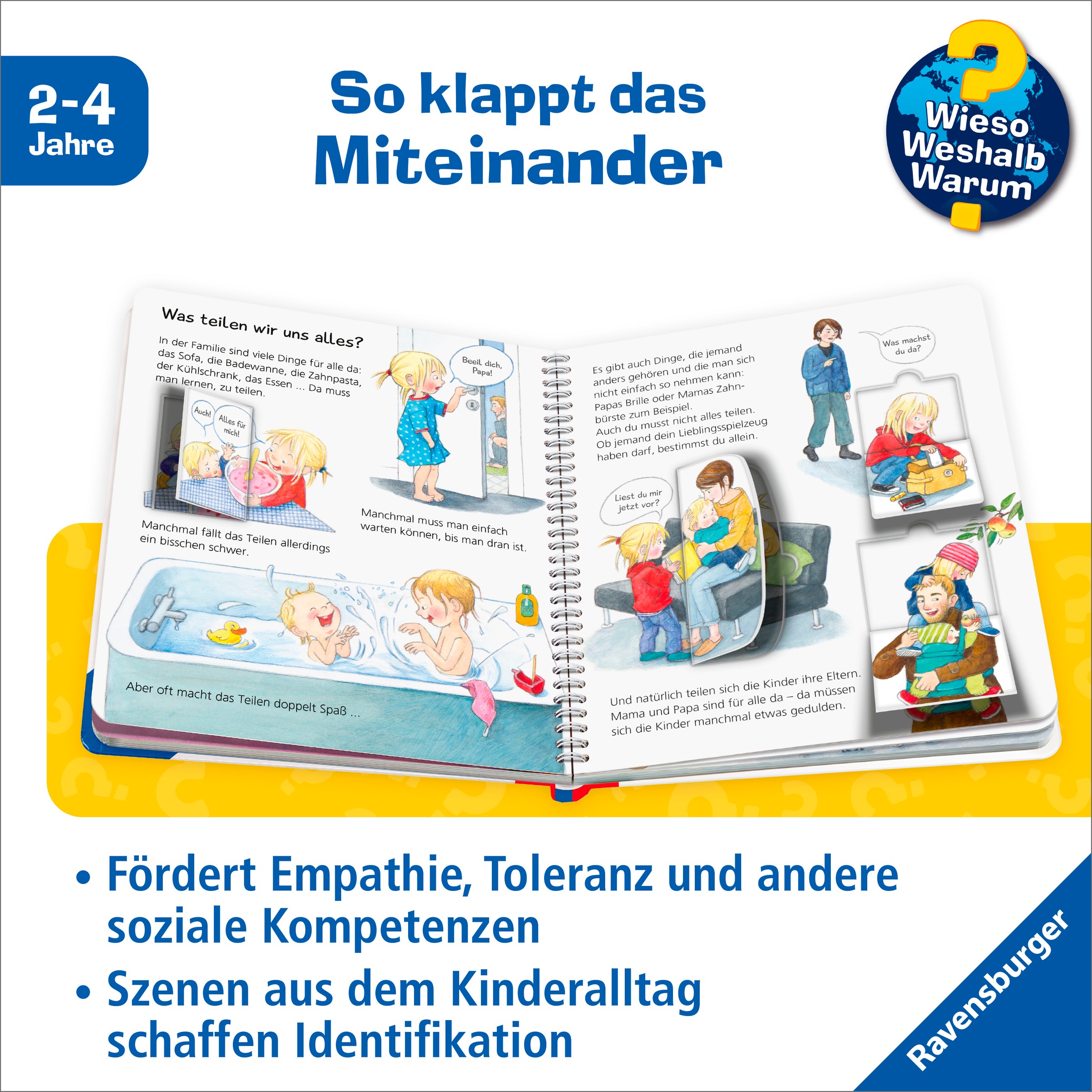 Ravensburger Buch »Wieso? Weshalb? Warum? junior, Band 66: Helfen, teilen, sich vertragen«
