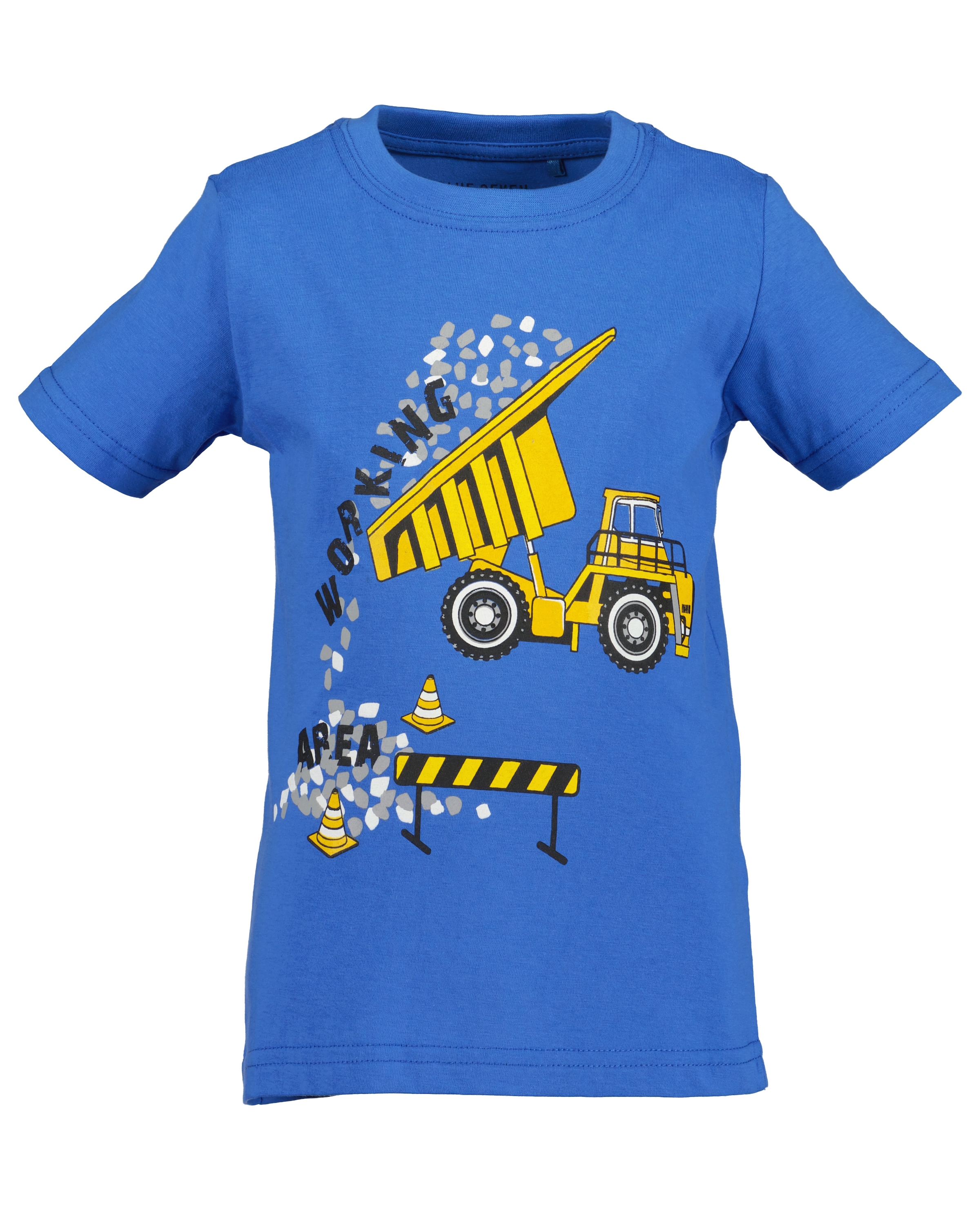 Blue Seven Kurzarmshirt, (Packung, 2 tlg.), mit coolen Bauarbeiter-Motiven