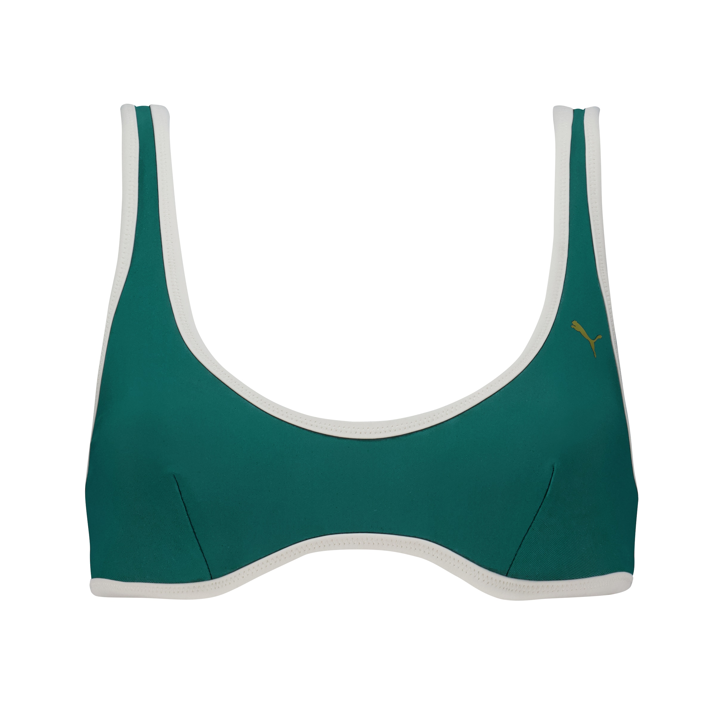 PUMA Crop-Bikini-Top mit Kontrastnähten