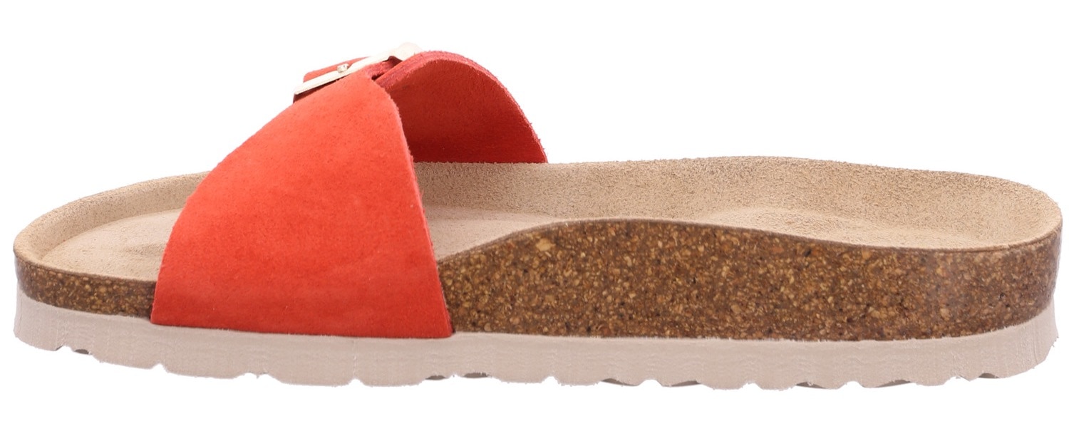 Rohde Pantolette, Keilabsatz, Sommerschuh, Schlappen mit vorgeformtem Softfußbett