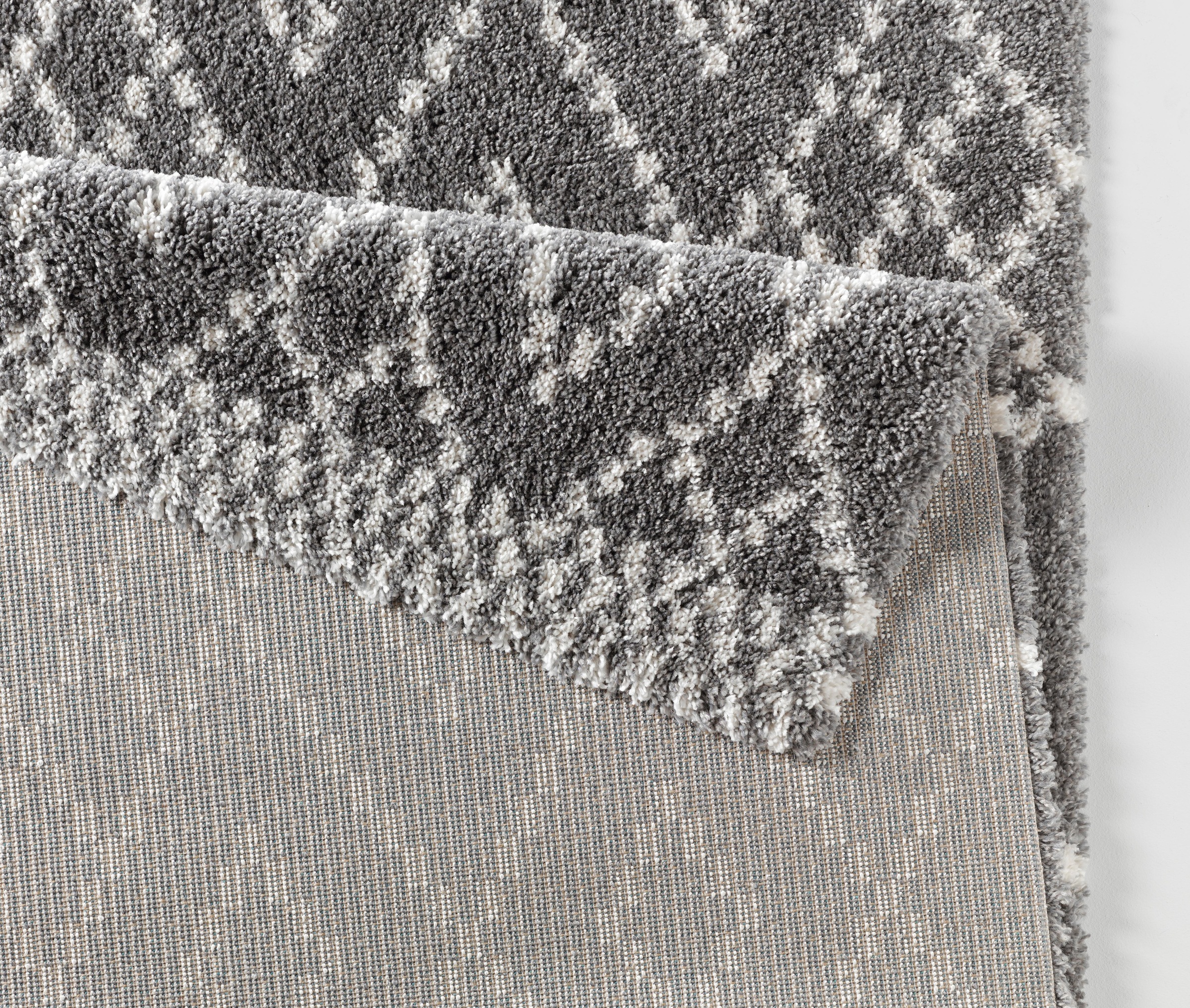 HANSE Home Hochflor-Teppich »Chess«, rechteckig, 35 mm Höhe, Grafisches Design, weicher, dichter Flor, Robust, Pflegeleicht