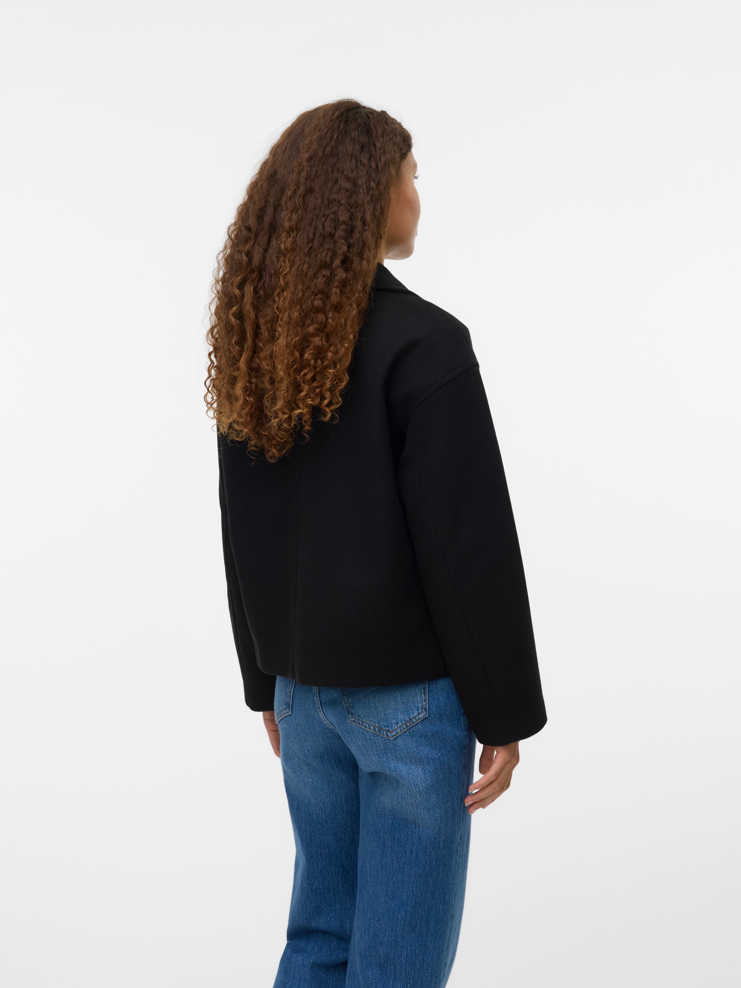 Vero Moda Cabanjacke »VMVINCELINE SHORT JACKET NOOS« Kunstfaser
