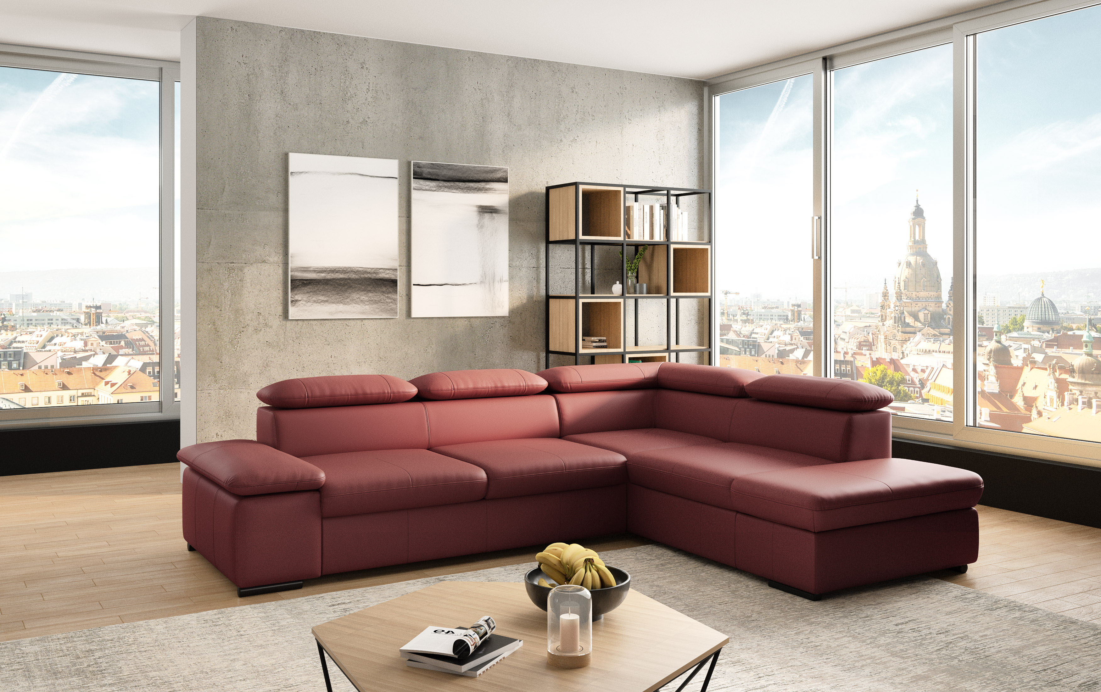 sit&more Ecksofa "Alcudia L-Form" mit Armteilverstellung, optional Kopfteilverstellung & Schlaffunktion