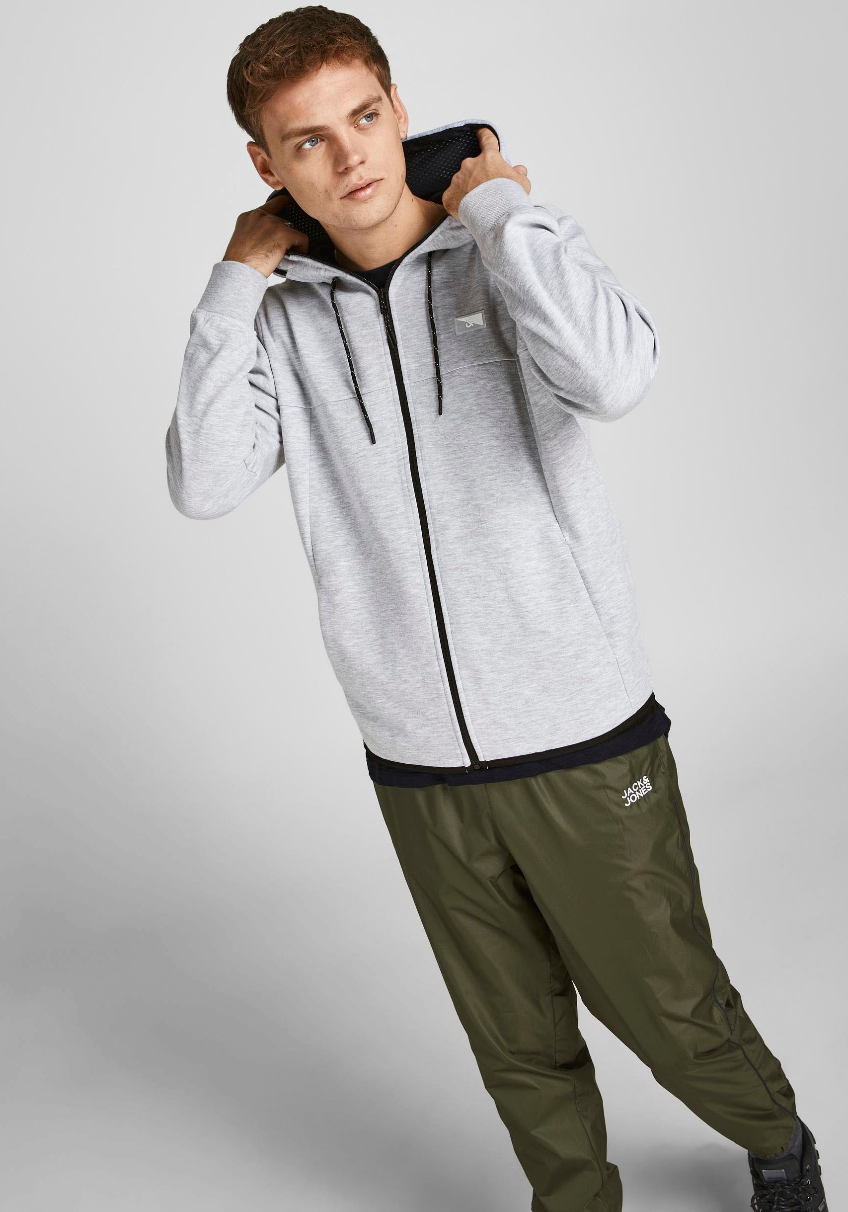 Jack & Jones Kapuzensweatjacke »AIR SWEAT ZIP HOOD«