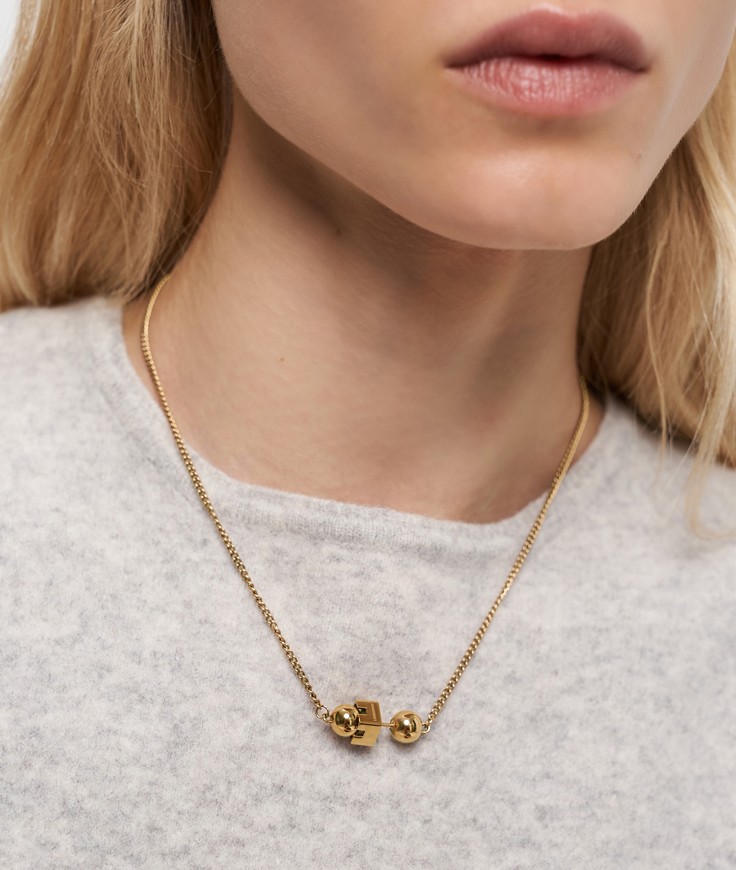 Liebeskind Berlin Kette mit Anhänger »Schmuck Geschenk Edelstahl Halskette Steel Ball«