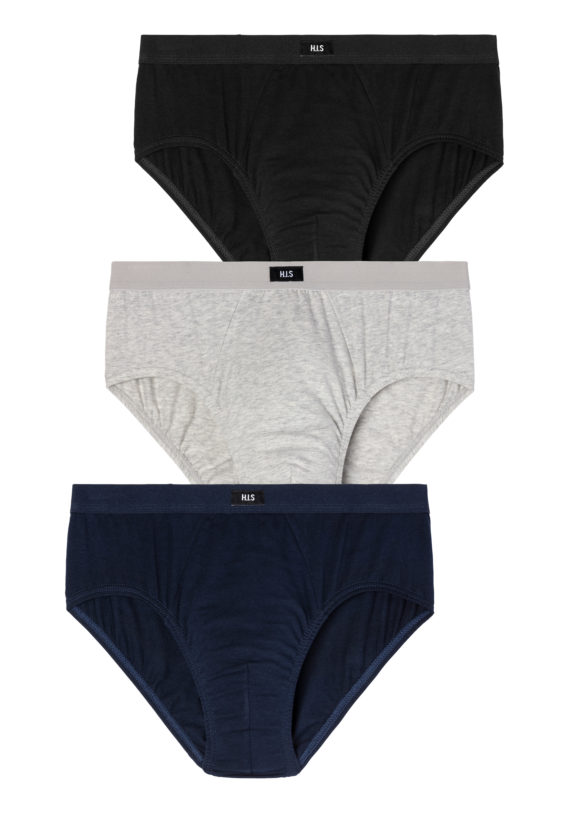 H.I.S Slip, (Packung, 3 St.), ohne Seitennaht