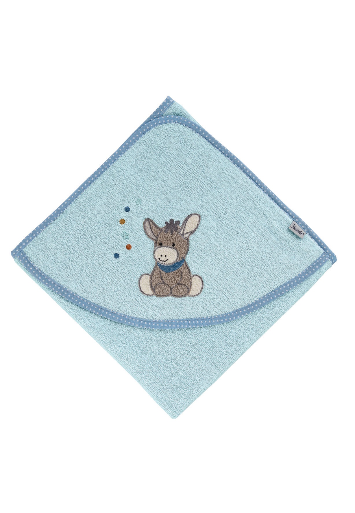 Sterntaler® Kapuzenhandtuch »Kapuzenbadetuch 100x100 cm ESEL Emmi«, (1 St.)