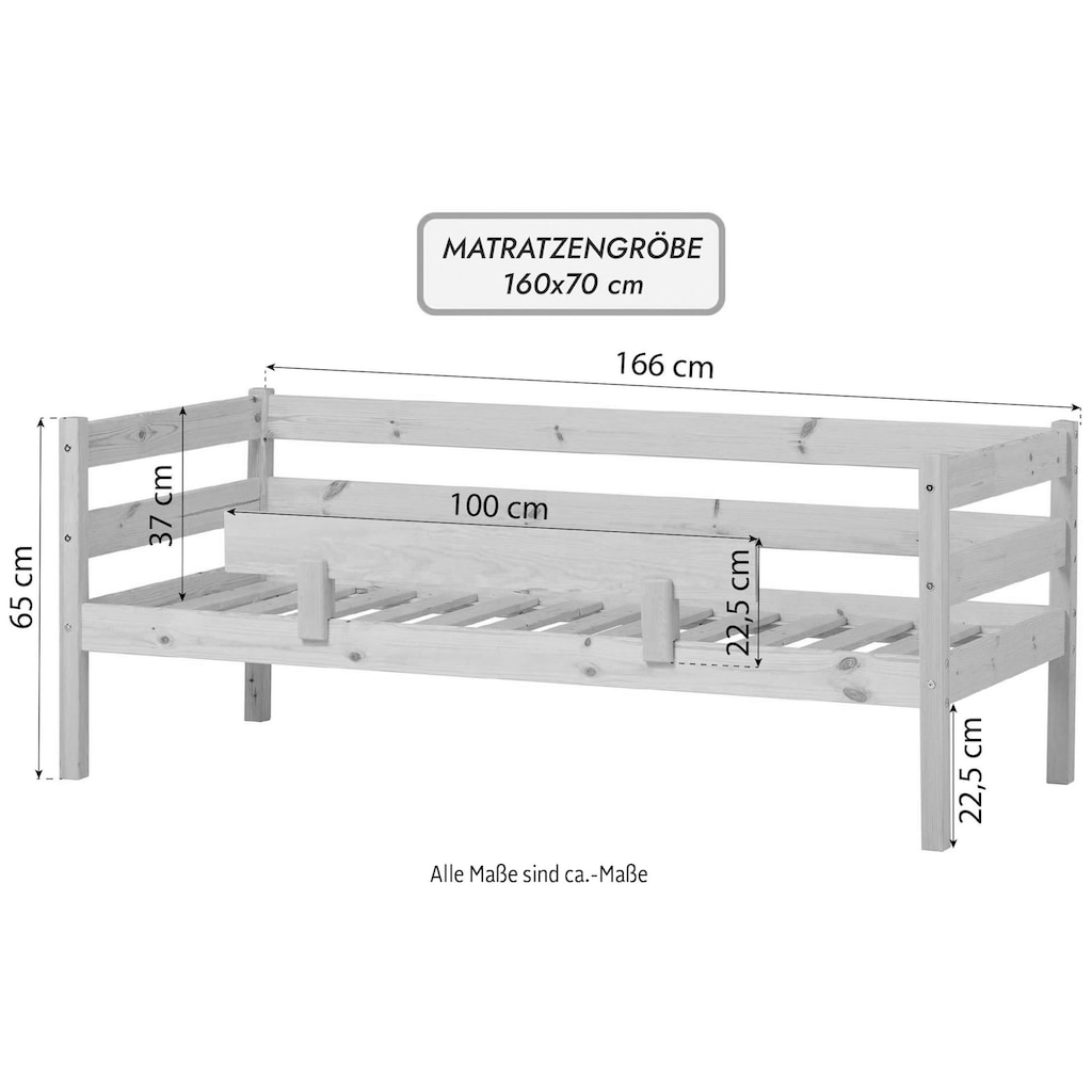 Hoppekids Einzelbett »ECO Comfort«, (Set)