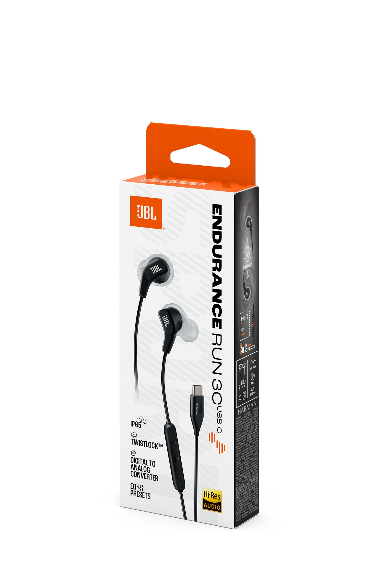 JBL In-Ear-Kopfhörer »Endurance Run 3 Wired USB-C« Freisprechfunktion