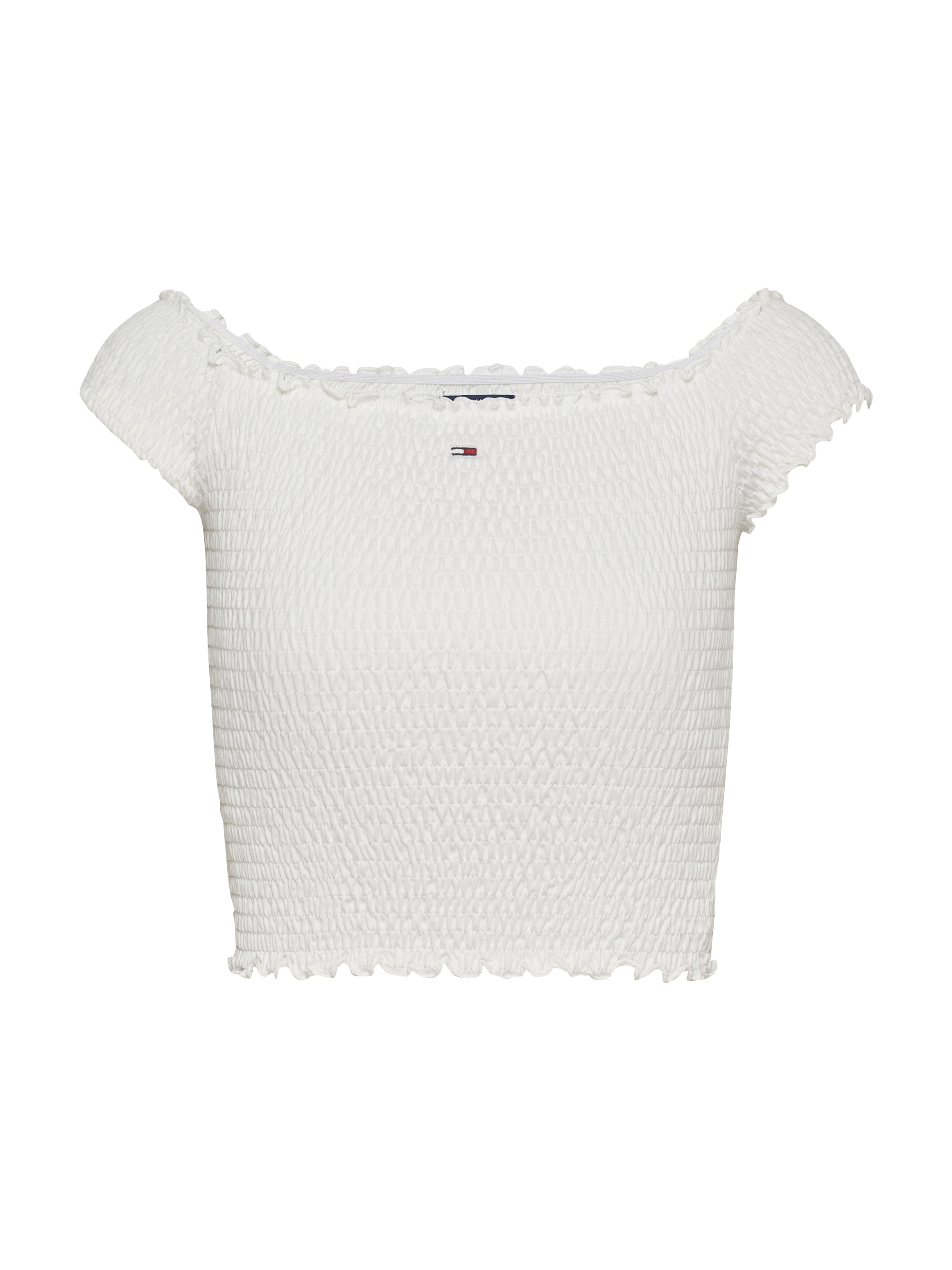 Tommy Jeans Smoktop »TJW CRP SMOCK TOP«, in Smok-Optik