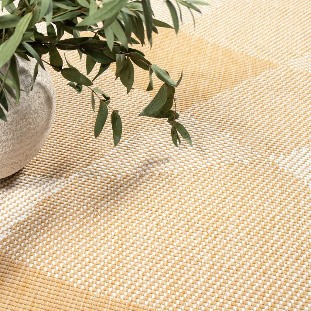 Carpet City Outdoorteppich »DUO RUG 5835«, rechteckig, 5 mm Höhe, Wendeteppich Wetterfest In- & Outdoor, Balkon, Terrasse, Wohnzimmer