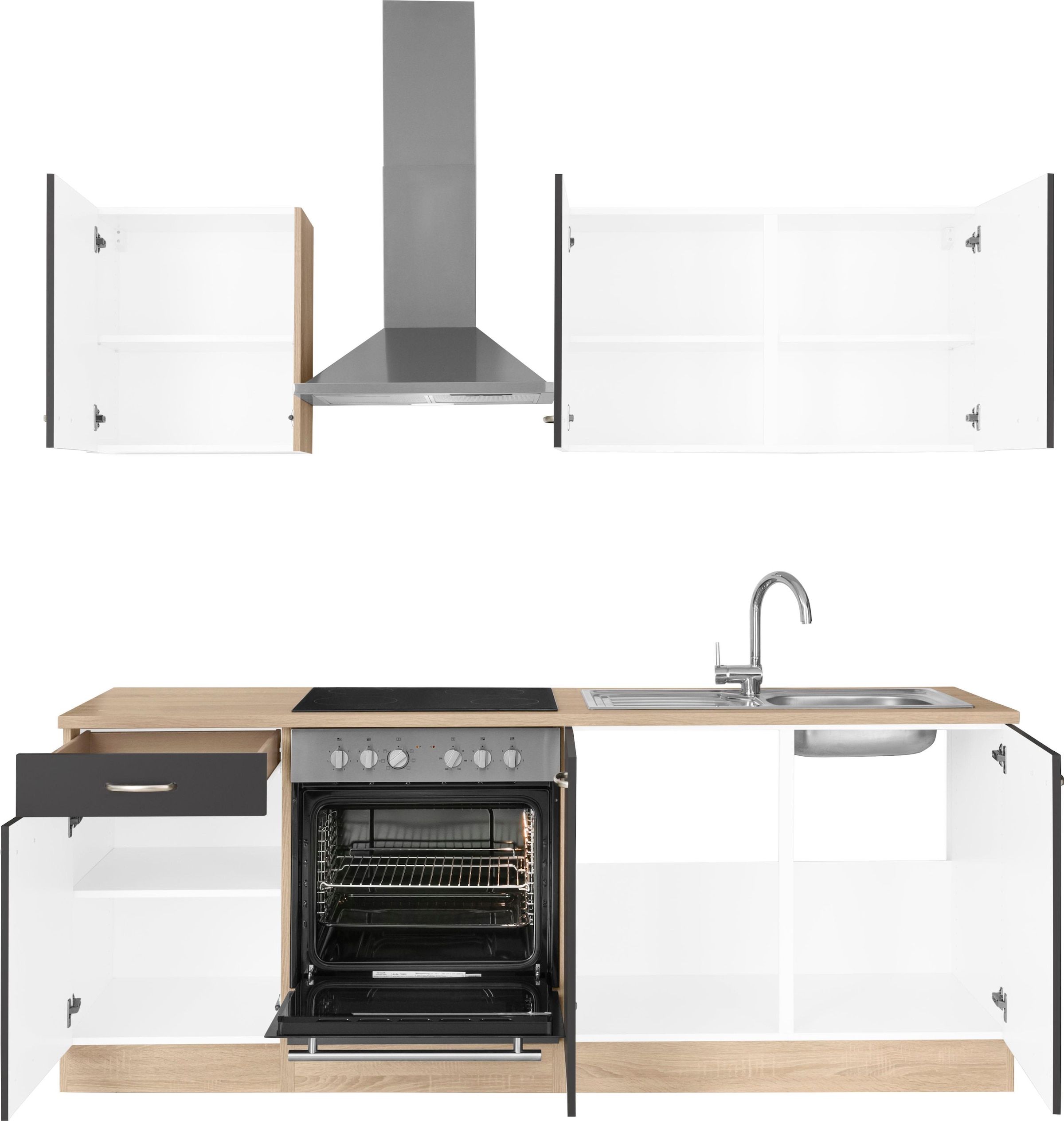 OPTIFIT Küchenzeile »Parare«, ohne E-Geräte, Breite 210 cm kaufen |  UNIVERSAL | Hängeschränke