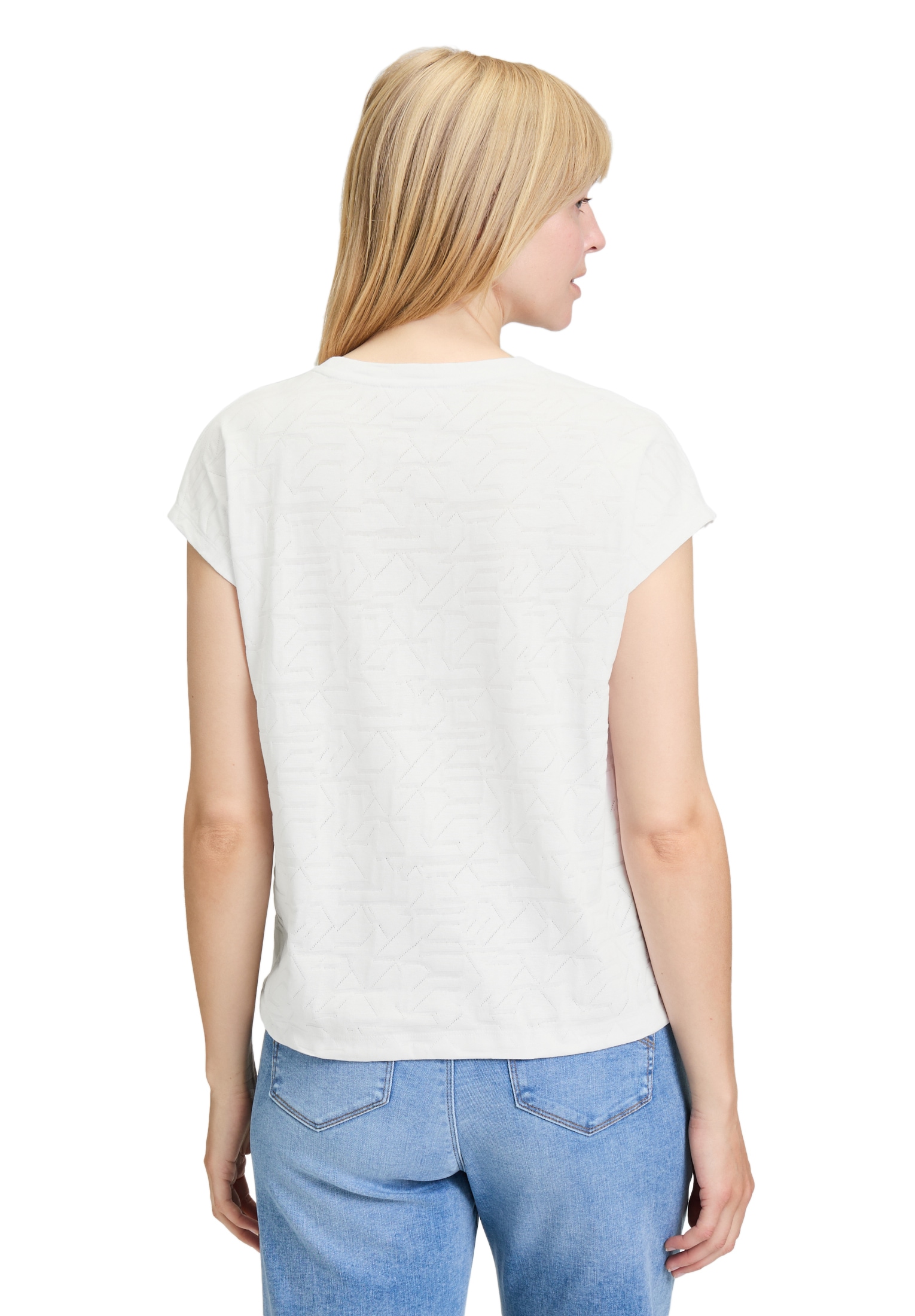 Betty Barclay Kurzarmshirt »Strukturshirt mit Tunnelzug«