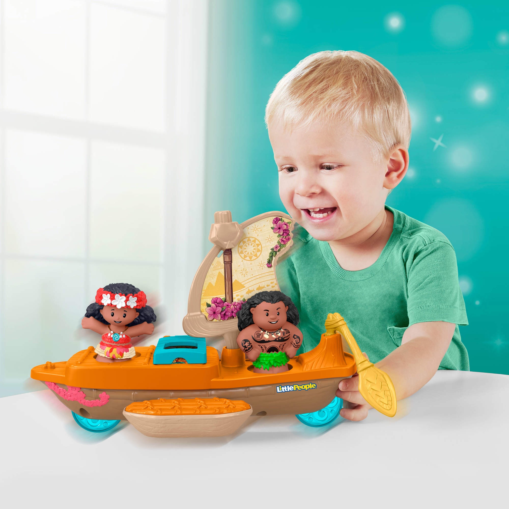 Fisher-Price® Spielzeug-Boot »Little People Vaiana und Mauis Kanu«