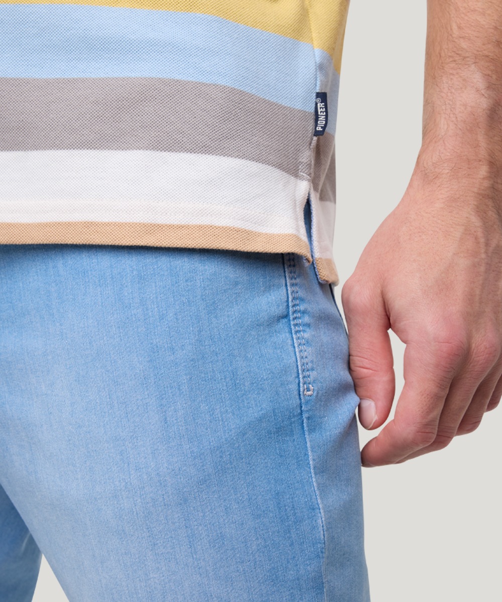 Pioneer Authentic Jeans Poloshirt, mit Streifenmuster