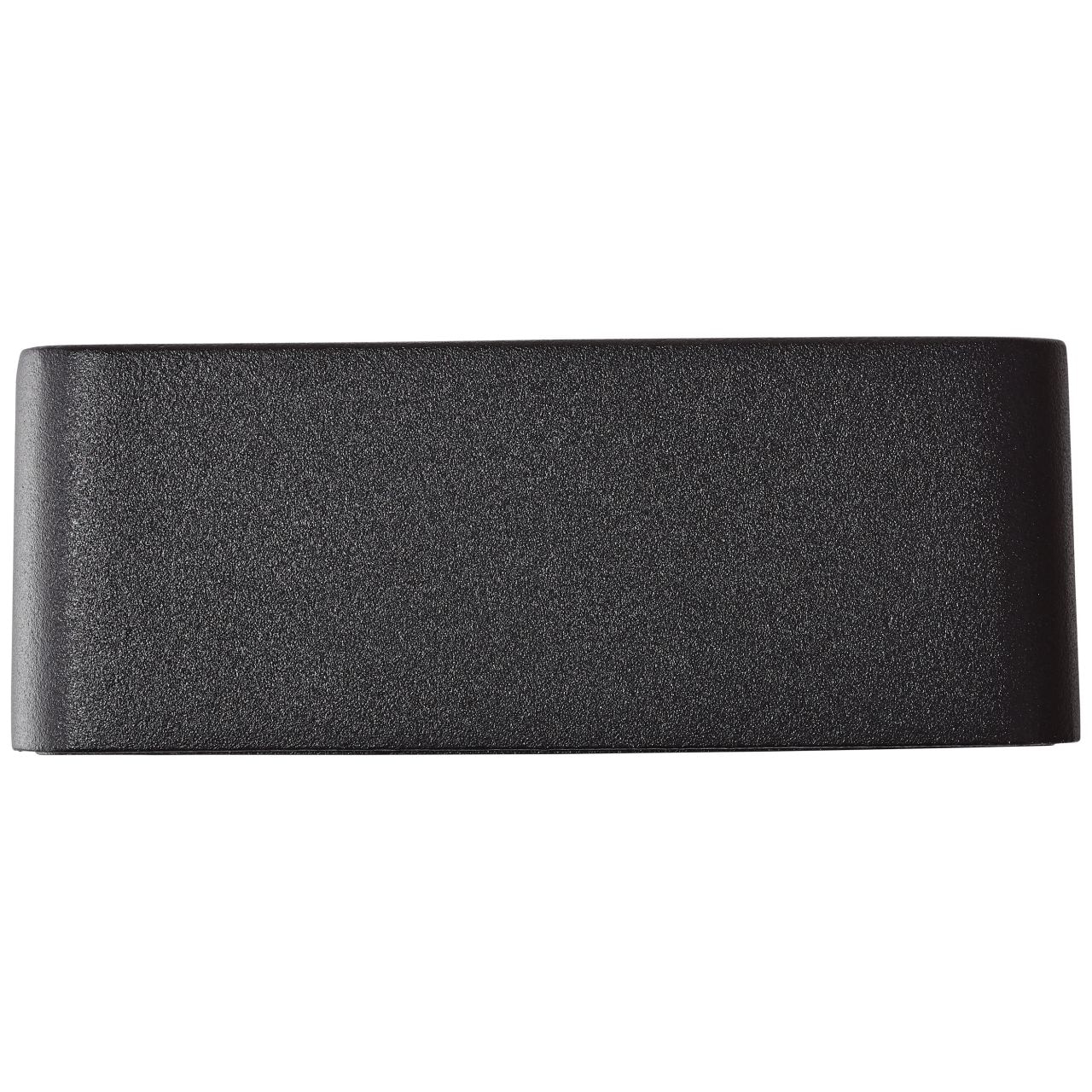 Brilliant Außen-Wandleuchte »Golda«, 1 flammig, 5 x 12 x 15 cm, up/down Light, 660 lm, warmweiß, Metall/Glas, schwarz
