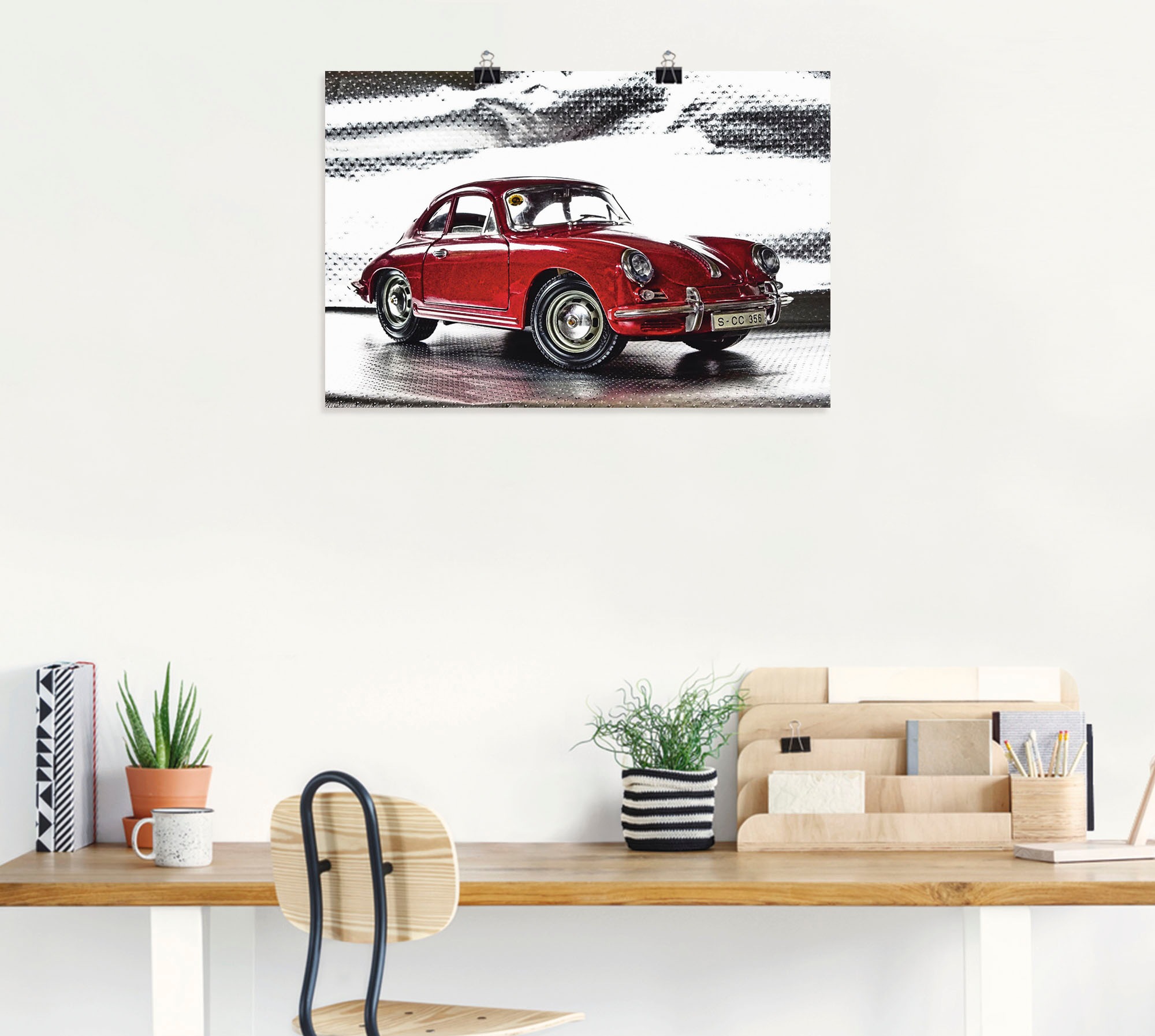 Artland Wandbild »Klassiker - Der Porsche 356« Auto 1 Stk. tlg. als Alubild, Leinwandbild, Poster in verschied. Größen