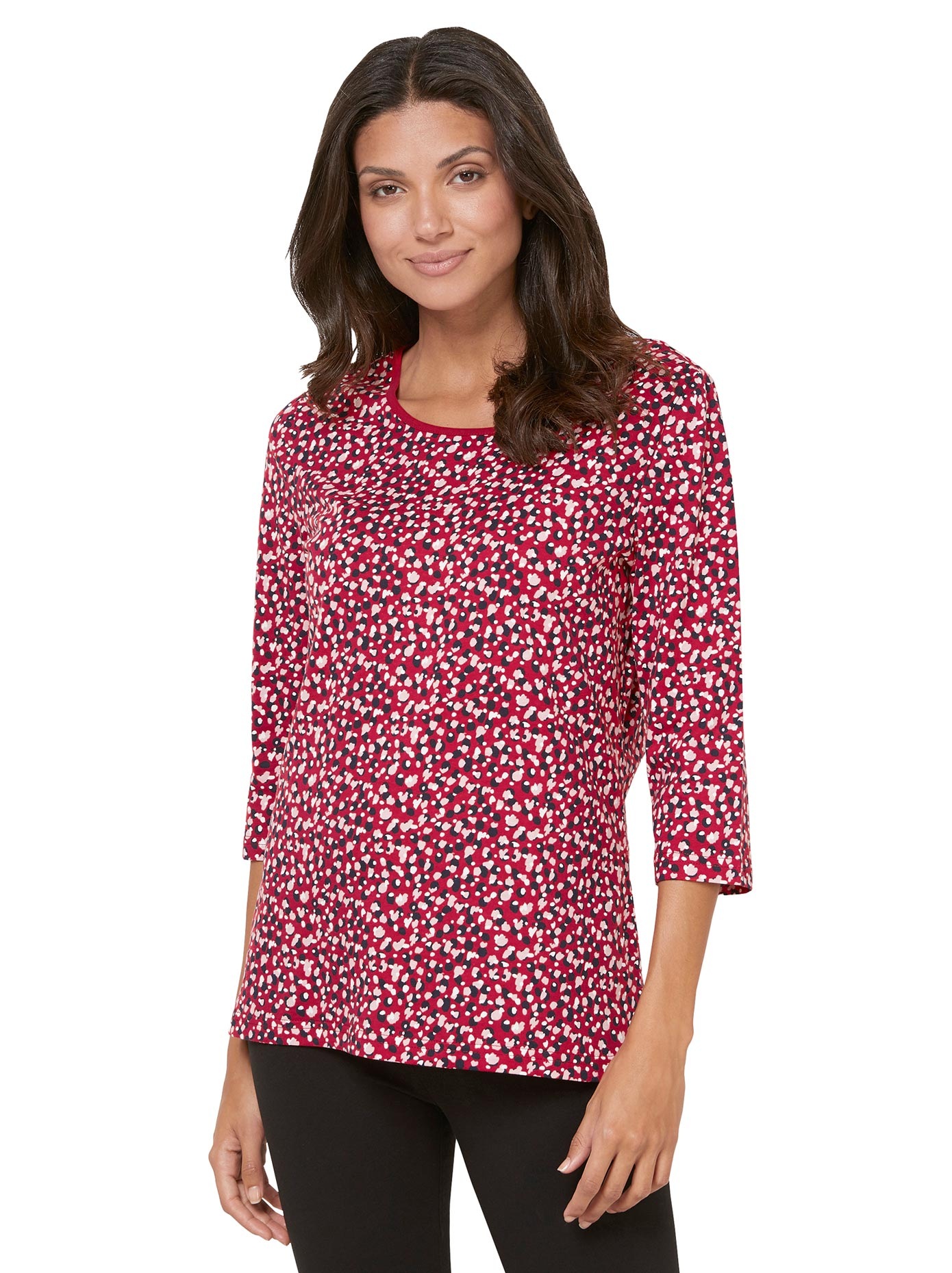3/4-Arm-Shirt »Freizeitshirt« (1 tlg.)